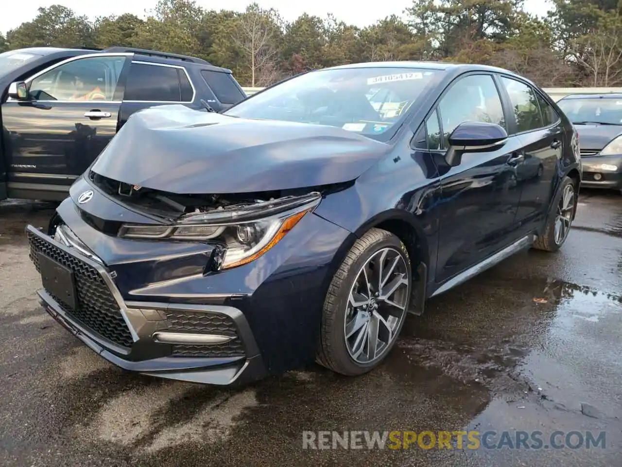 2 Photograph of a damaged car JTDP4MCE7MJ061072 TOYOTA COROLLA 2021