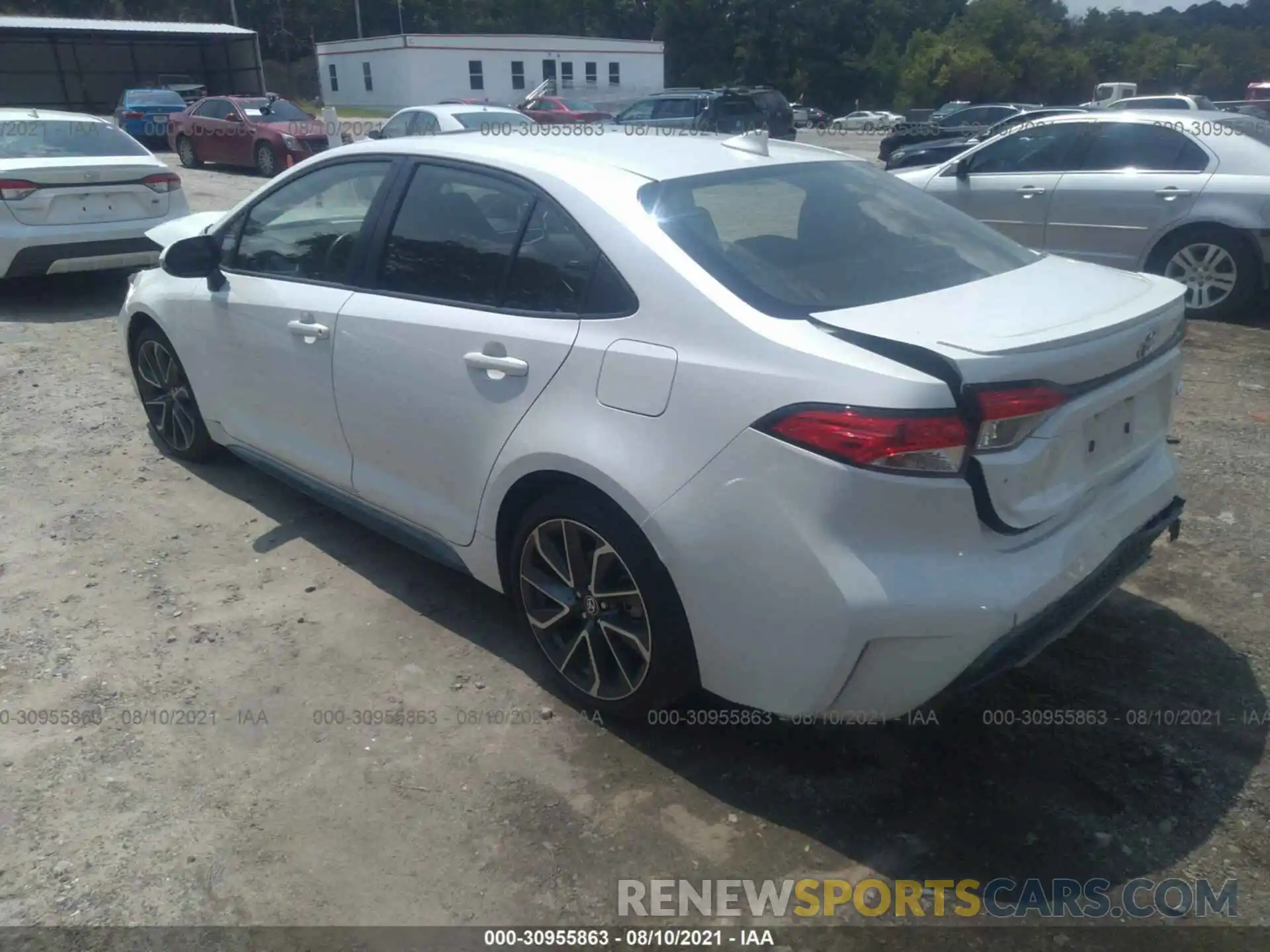 3 Photograph of a damaged car JTDP4MCE7MJ067678 TOYOTA COROLLA 2021