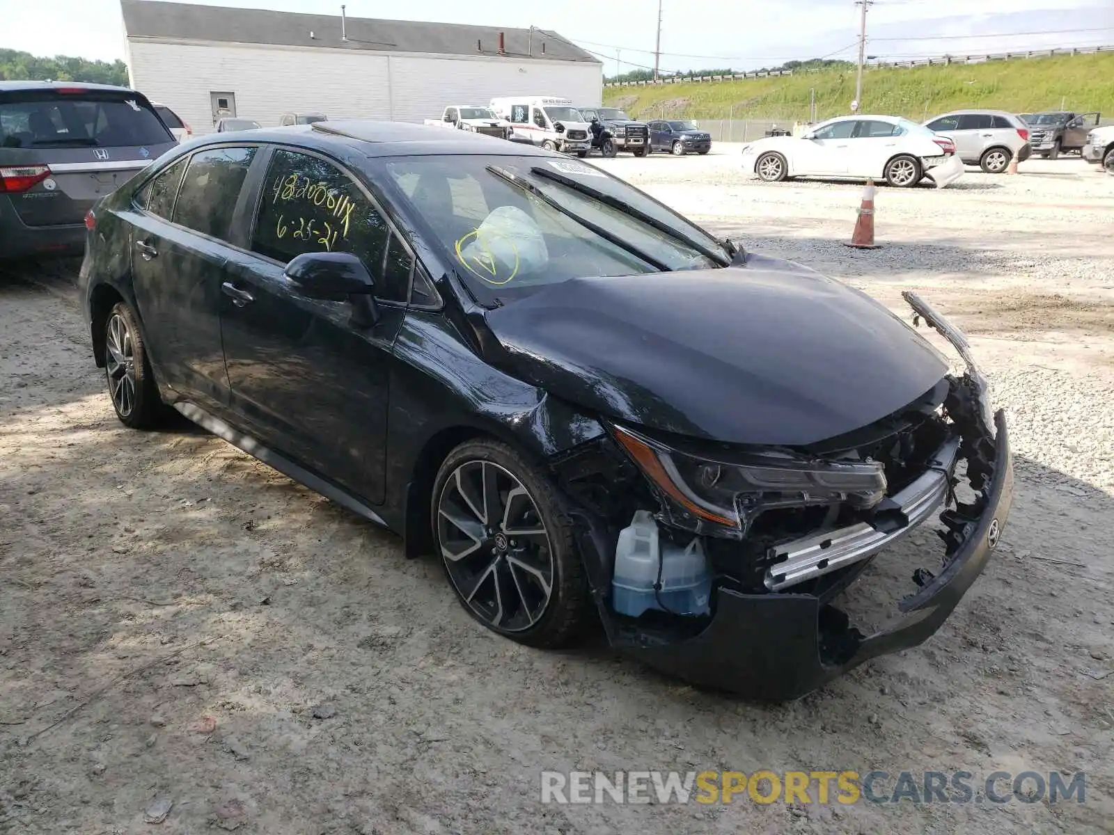 1 Photograph of a damaged car JTDP4MCE7MJ070306 TOYOTA COROLLA 2021