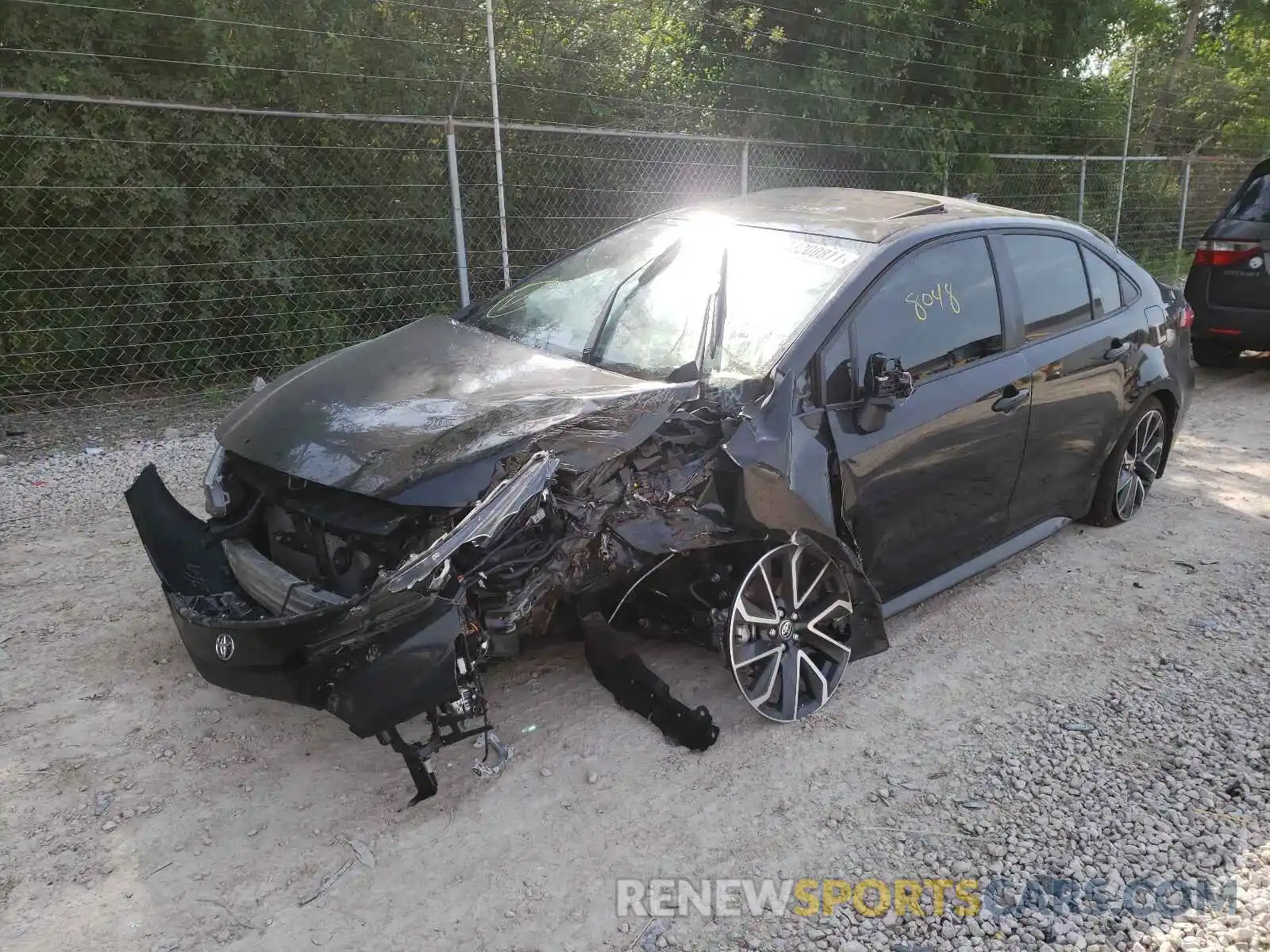 2 Photograph of a damaged car JTDP4MCE7MJ070306 TOYOTA COROLLA 2021