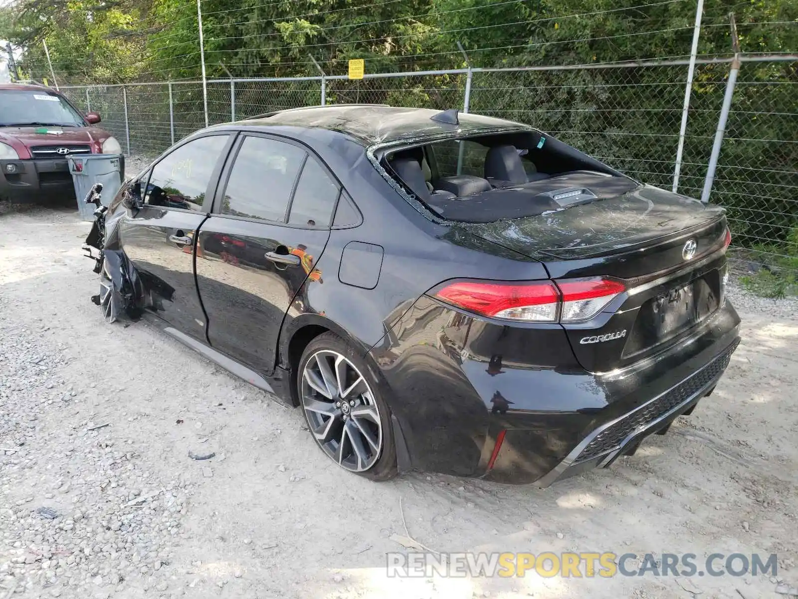 3 Photograph of a damaged car JTDP4MCE7MJ070306 TOYOTA COROLLA 2021