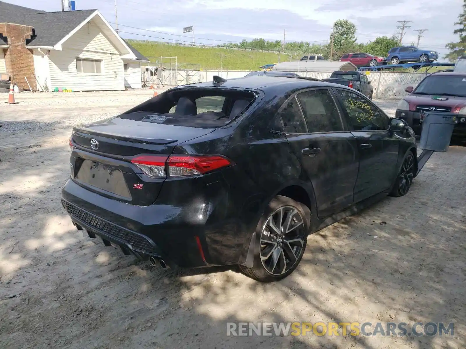 4 Photograph of a damaged car JTDP4MCE7MJ070306 TOYOTA COROLLA 2021