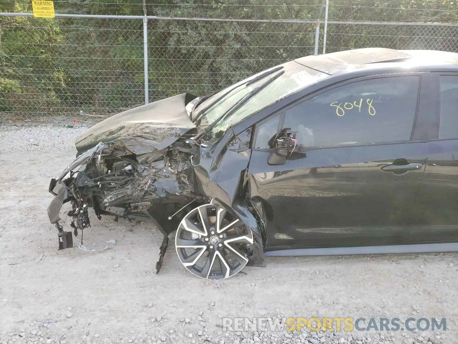 9 Photograph of a damaged car JTDP4MCE7MJ070306 TOYOTA COROLLA 2021