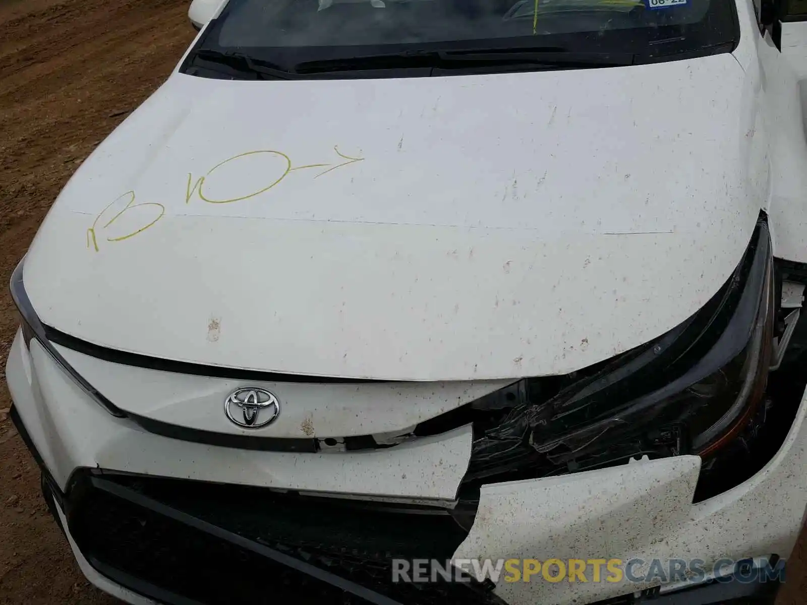 7 Photograph of a damaged car JTDP4MCE8MJ054017 TOYOTA COROLLA 2021