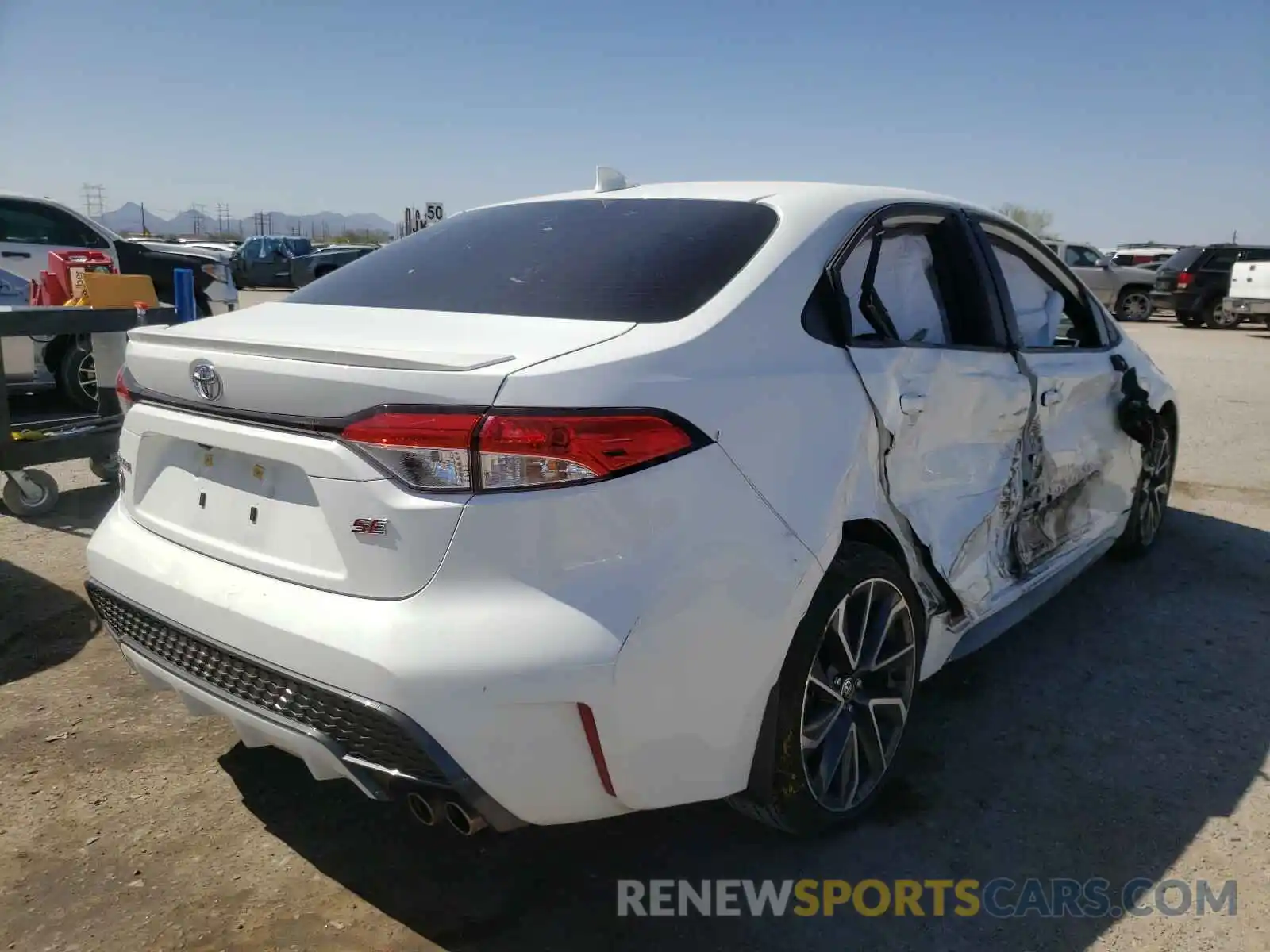 4 Photograph of a damaged car JTDP4MCE8MJ054051 TOYOTA COROLLA 2021