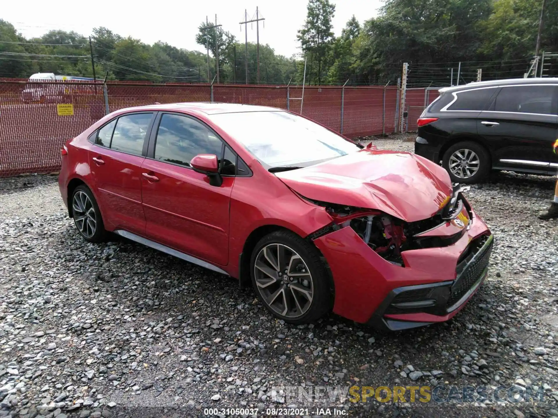 1 Photograph of a damaged car JTDP4MCE8MJ074896 TOYOTA COROLLA 2021