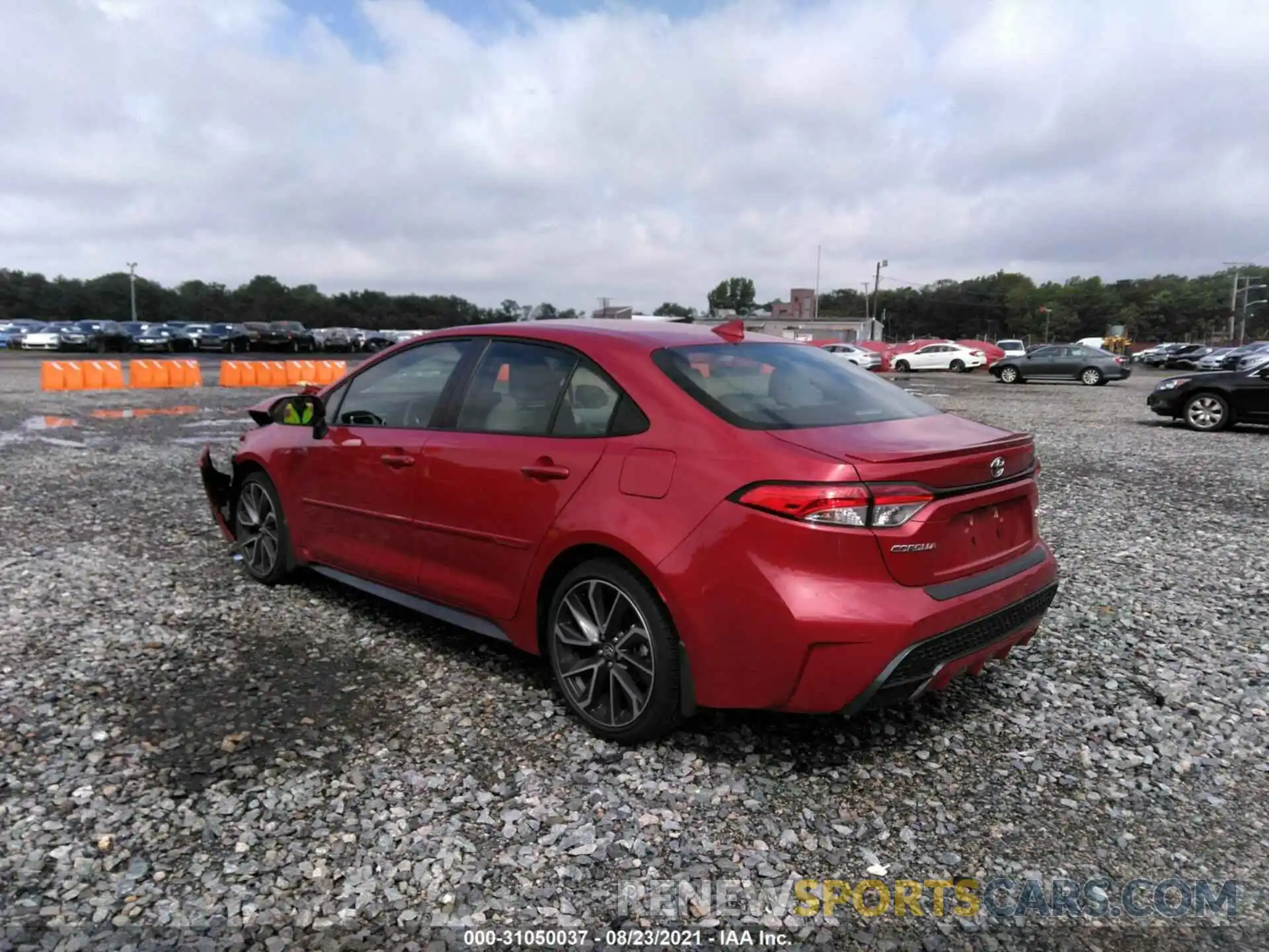 3 Photograph of a damaged car JTDP4MCE8MJ074896 TOYOTA COROLLA 2021