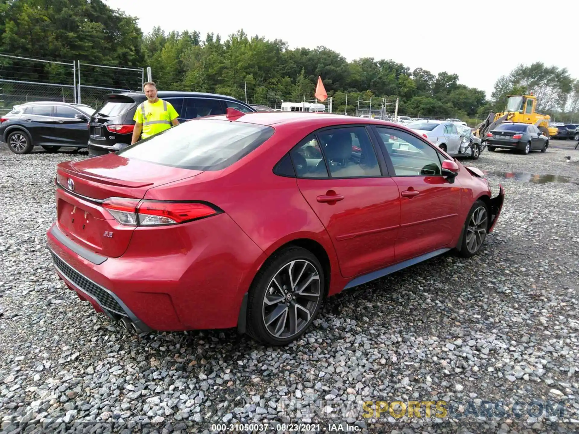 4 Photograph of a damaged car JTDP4MCE8MJ074896 TOYOTA COROLLA 2021