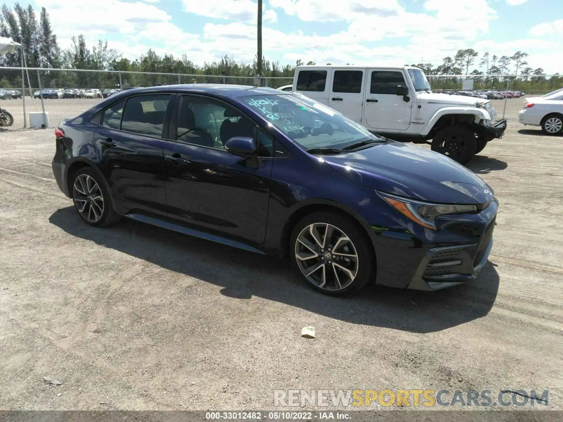 1 Photograph of a damaged car JTDP4MCE8MJ076955 TOYOTA COROLLA 2021