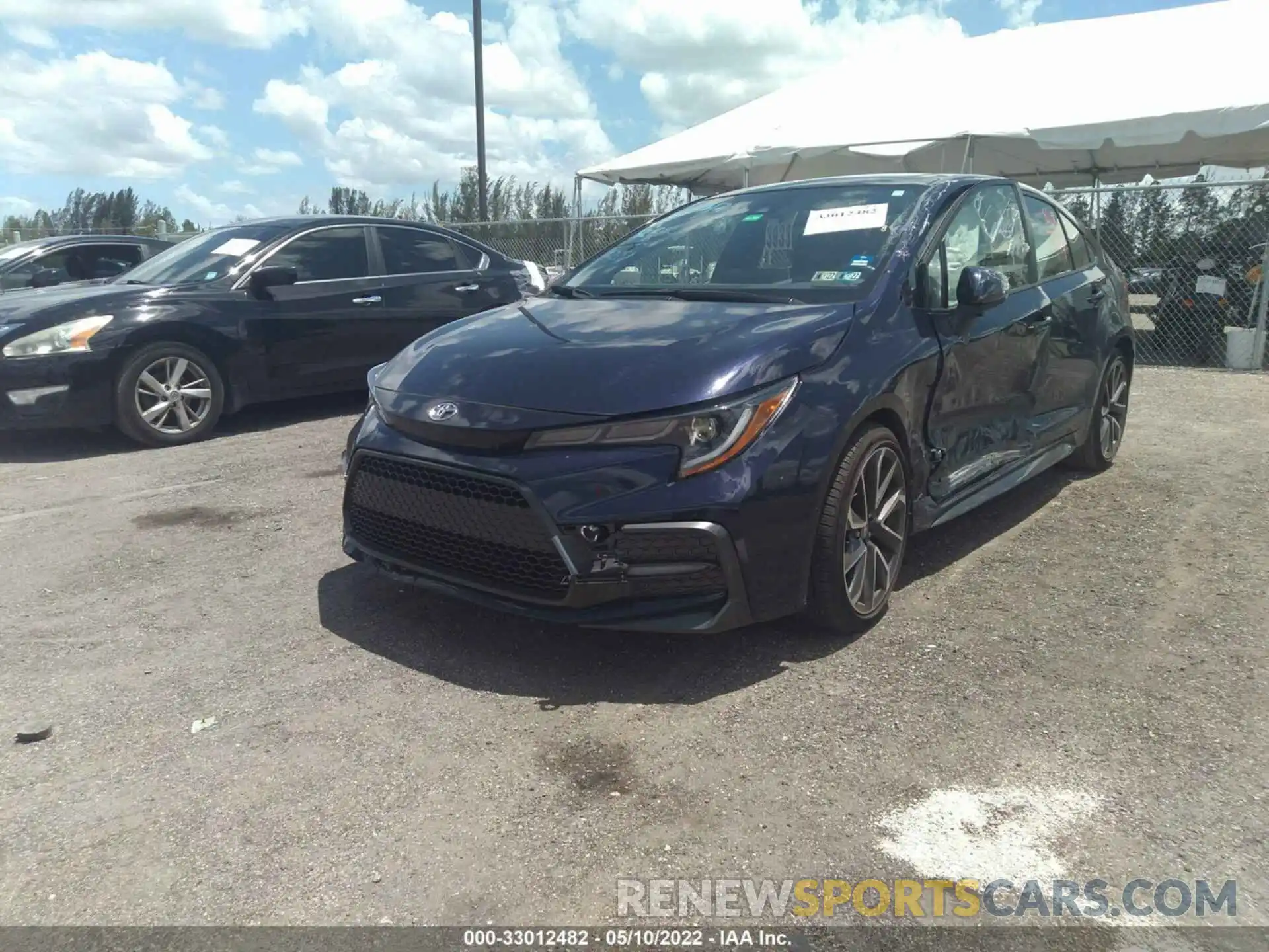 2 Photograph of a damaged car JTDP4MCE8MJ076955 TOYOTA COROLLA 2021