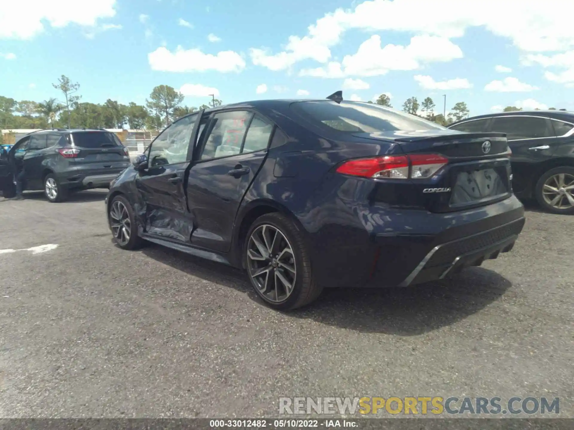 3 Photograph of a damaged car JTDP4MCE8MJ076955 TOYOTA COROLLA 2021