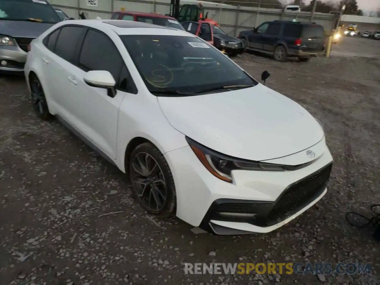 1 Photograph of a damaged car JTDP4MCE9MJ055385 TOYOTA COROLLA 2021