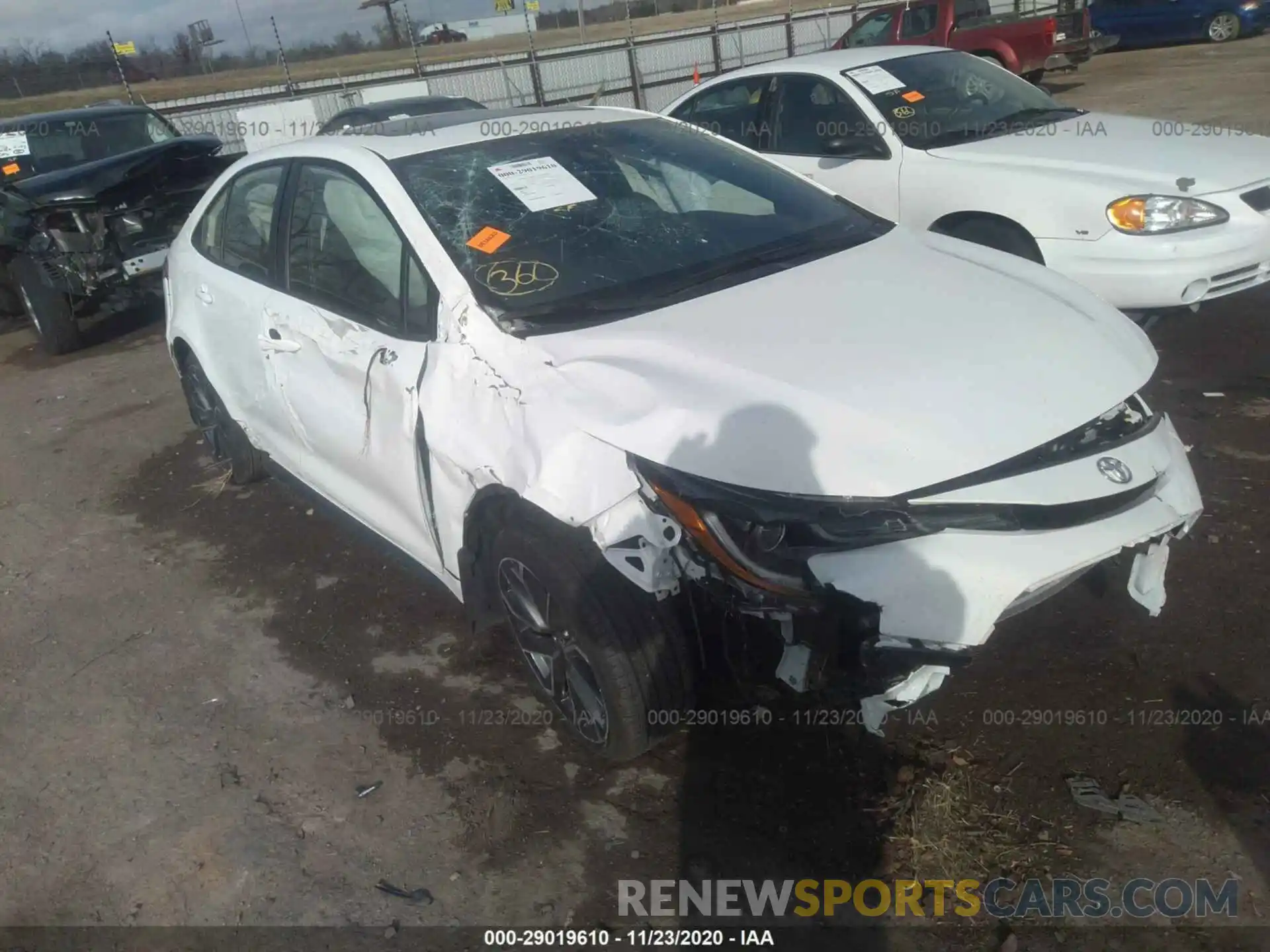 1 Photograph of a damaged car JTDP4MCE9MJ055824 TOYOTA COROLLA 2021