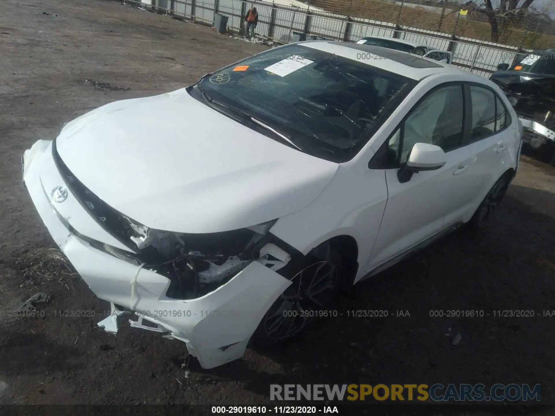 2 Photograph of a damaged car JTDP4MCE9MJ055824 TOYOTA COROLLA 2021