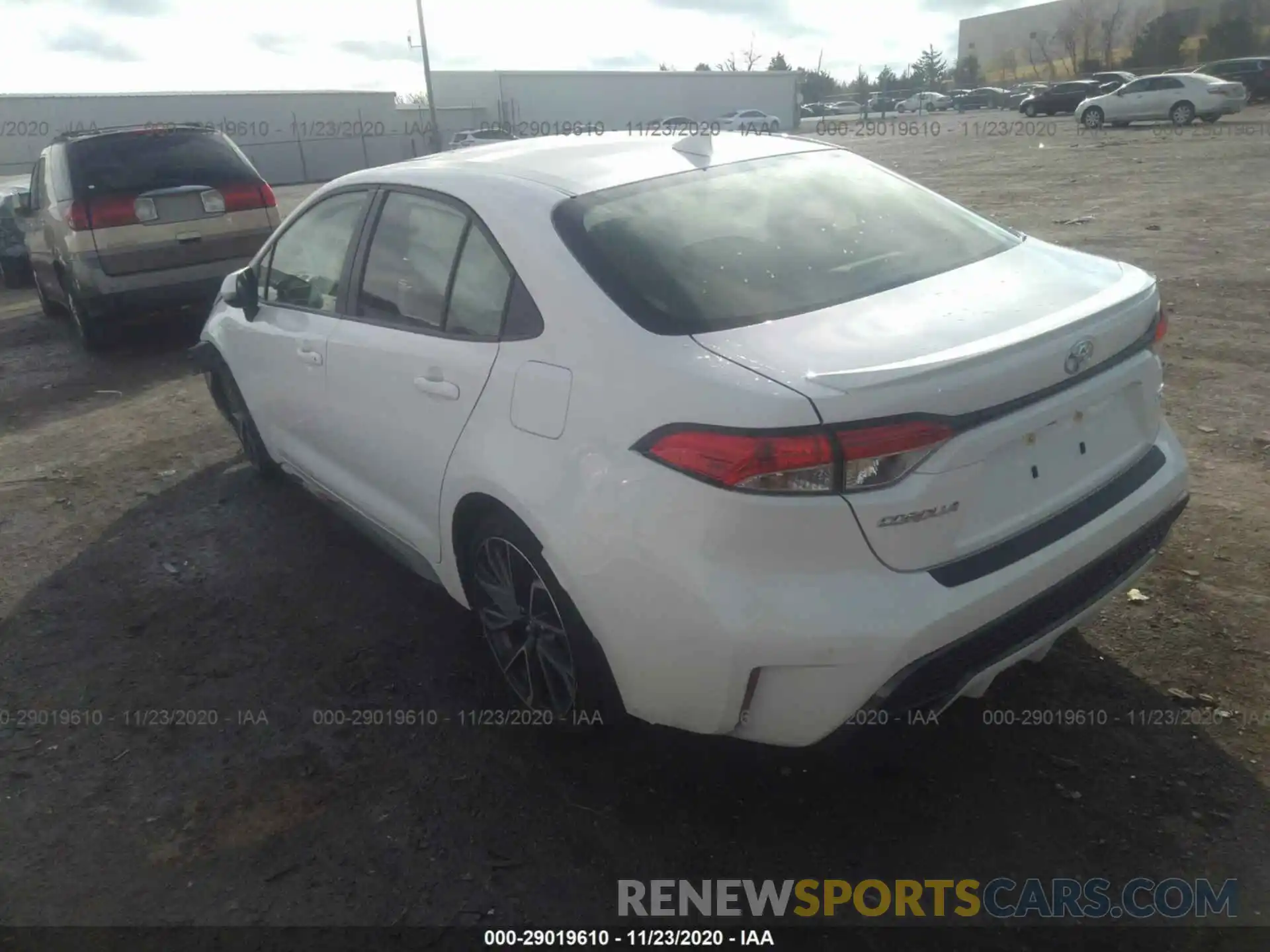 3 Photograph of a damaged car JTDP4MCE9MJ055824 TOYOTA COROLLA 2021