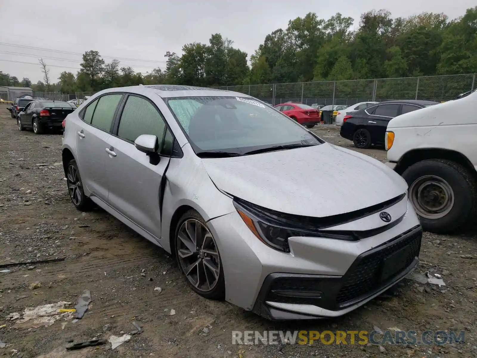 1 Photograph of a damaged car JTDP4MCE9MJ057461 TOYOTA COROLLA 2021