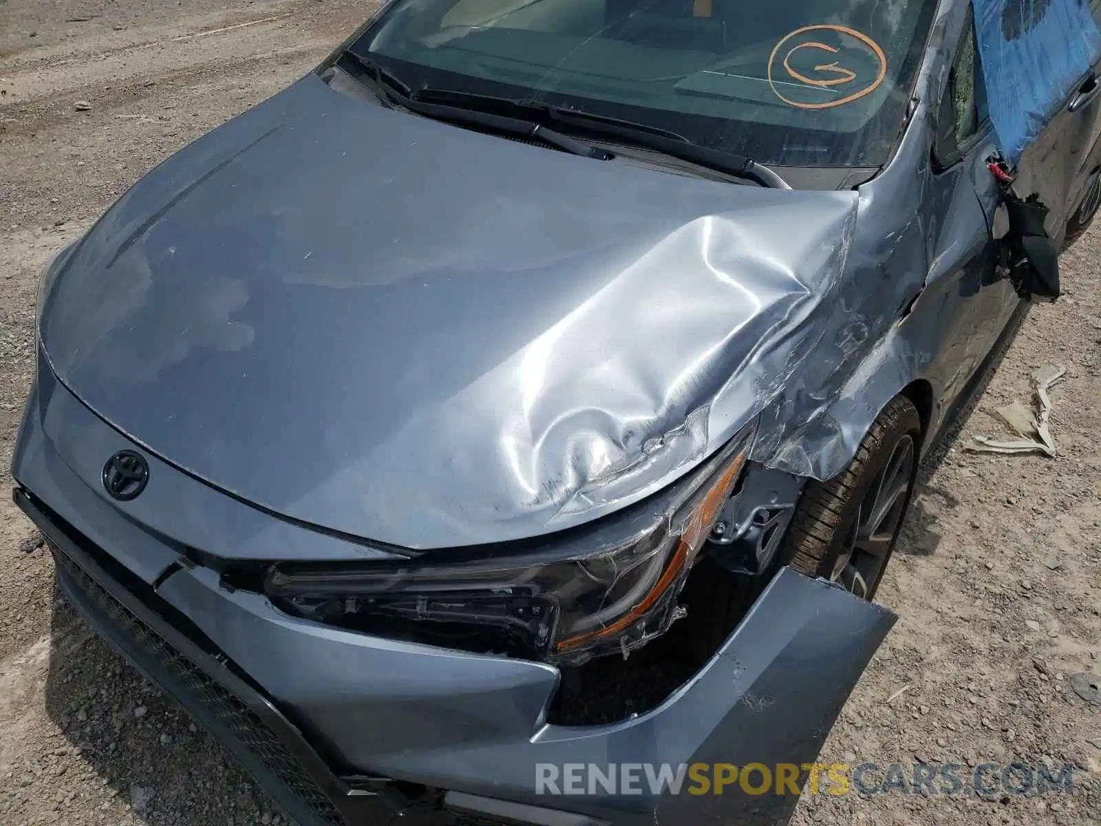 7 Photograph of a damaged car JTDP4MCE9MJ063633 TOYOTA COROLLA 2021