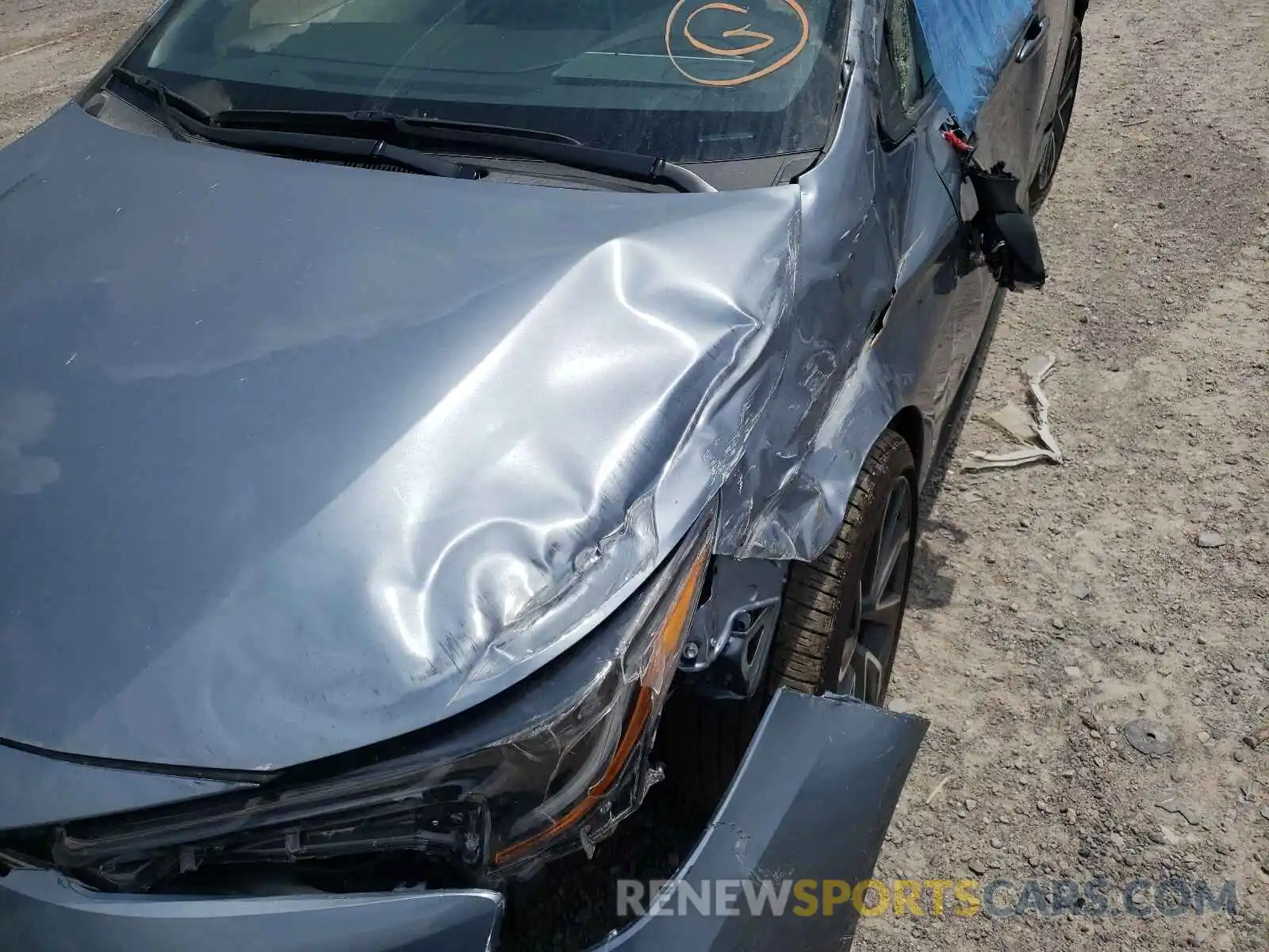 9 Photograph of a damaged car JTDP4MCE9MJ063633 TOYOTA COROLLA 2021