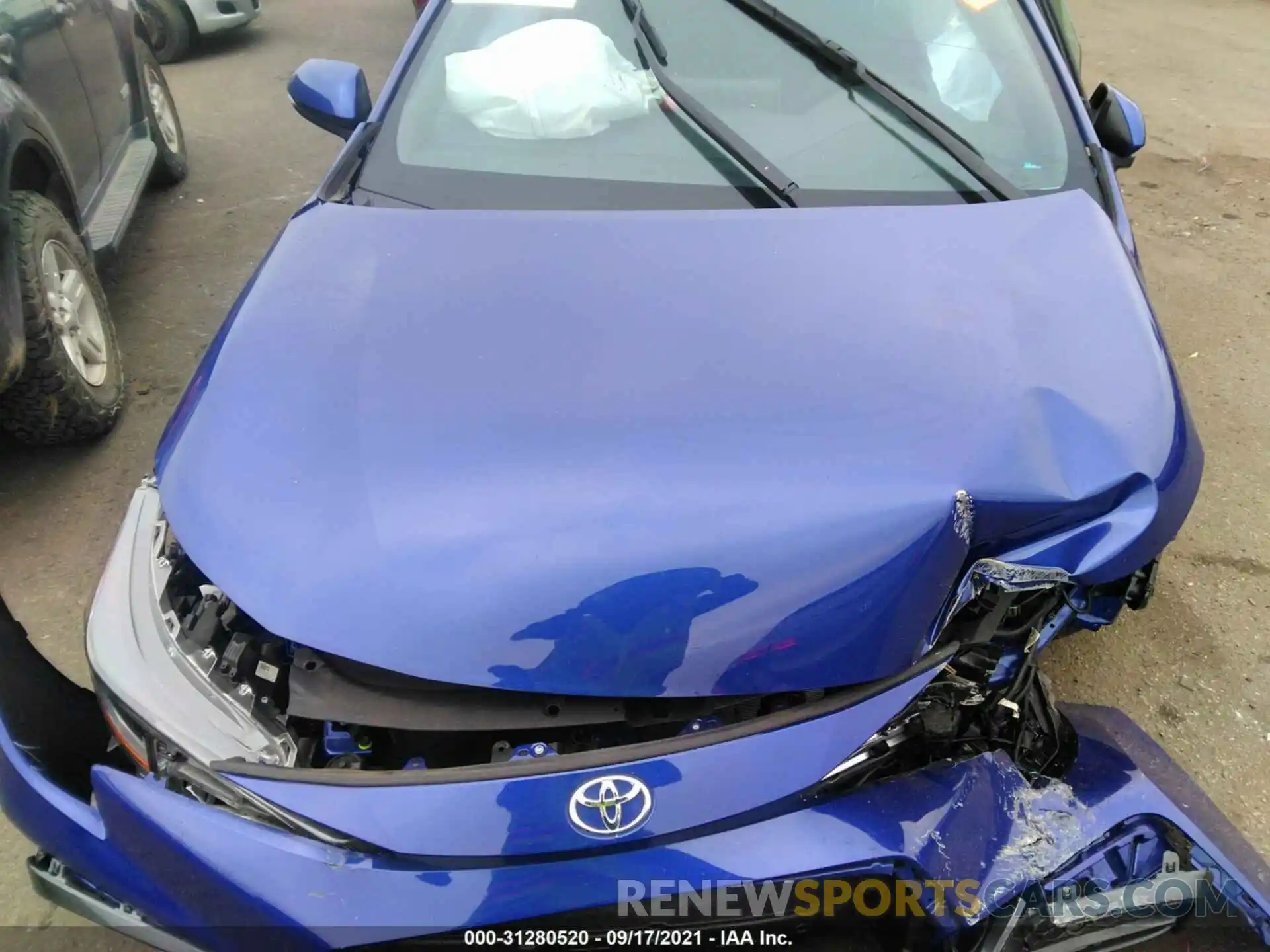 10 Photograph of a damaged car JTDP4MCE9MJ070081 TOYOTA COROLLA 2021