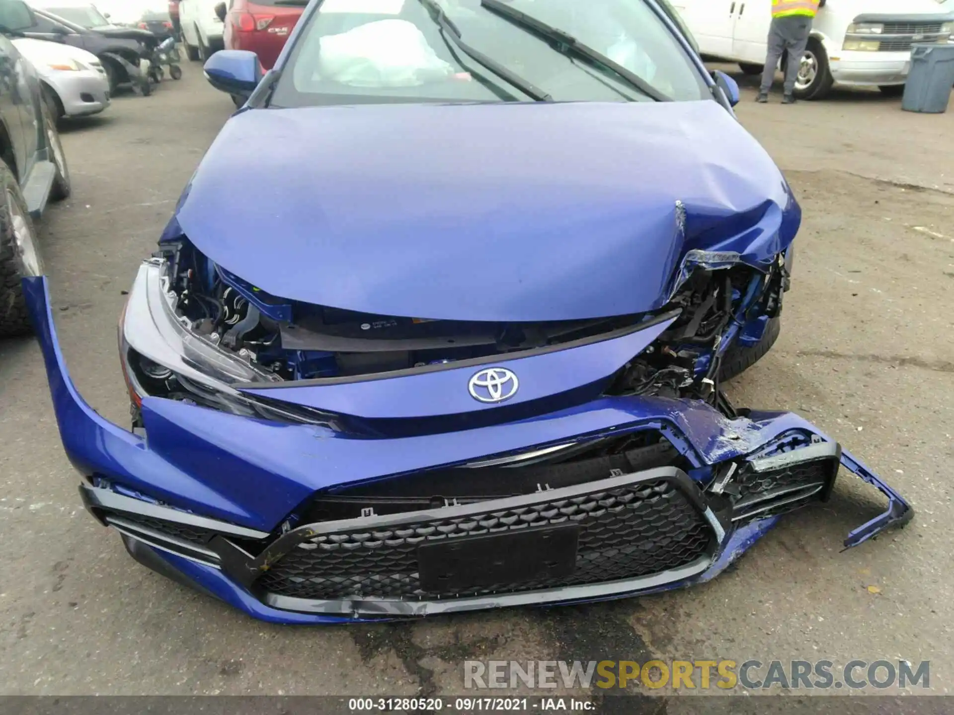 6 Photograph of a damaged car JTDP4MCE9MJ070081 TOYOTA COROLLA 2021