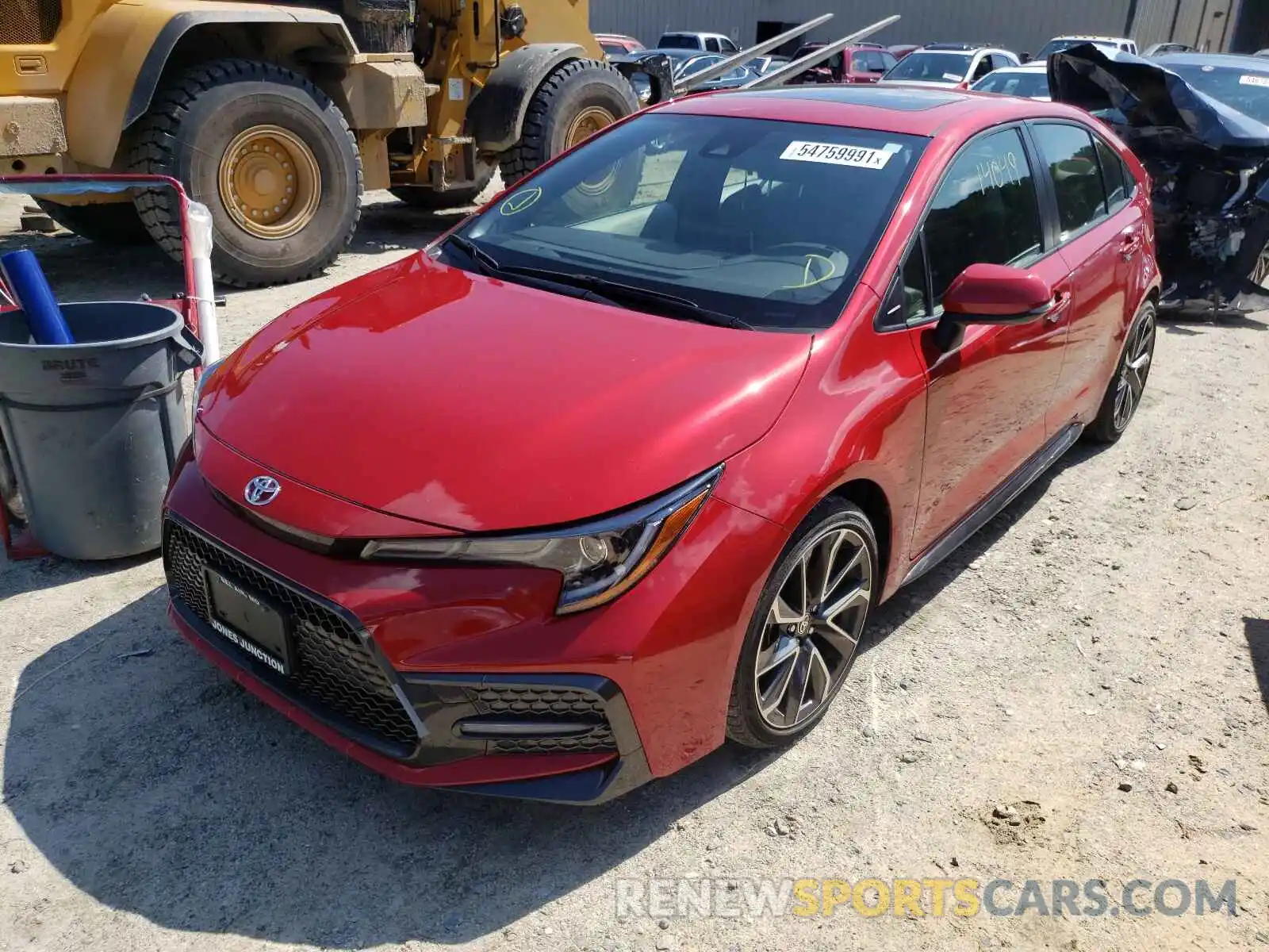 2 Photograph of a damaged car JTDP4MCEXMJ053936 TOYOTA COROLLA 2021