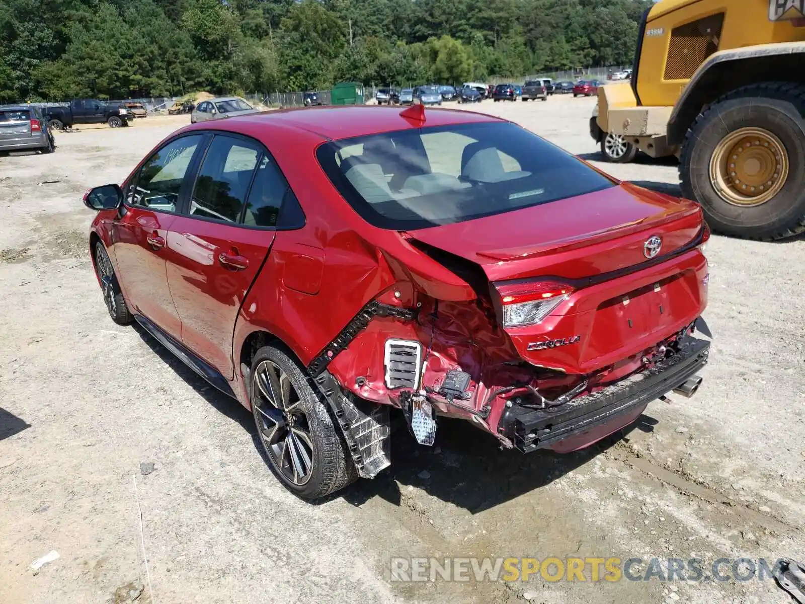 3 Photograph of a damaged car JTDP4MCEXMJ053936 TOYOTA COROLLA 2021