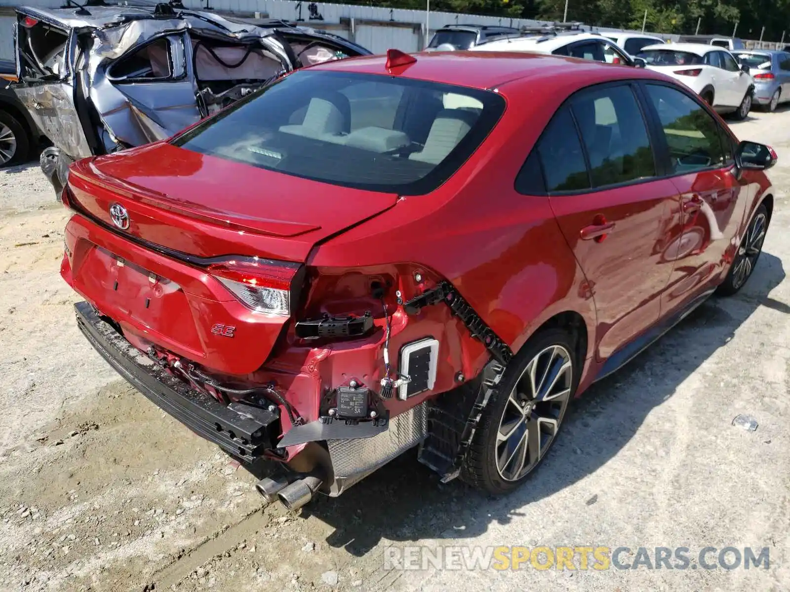 4 Photograph of a damaged car JTDP4MCEXMJ053936 TOYOTA COROLLA 2021