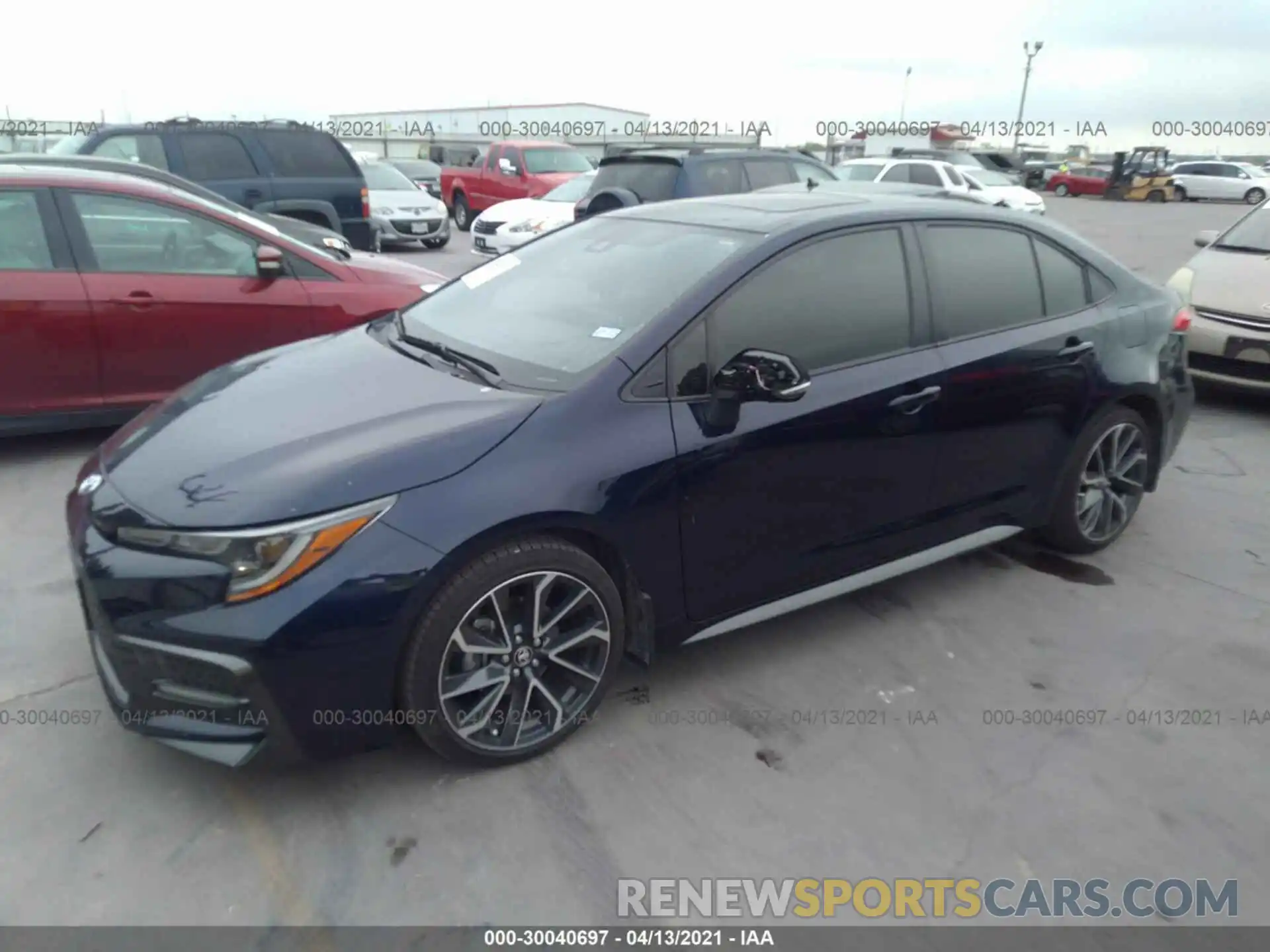 2 Photograph of a damaged car JTDP4MCEXMJ056531 TOYOTA COROLLA 2021