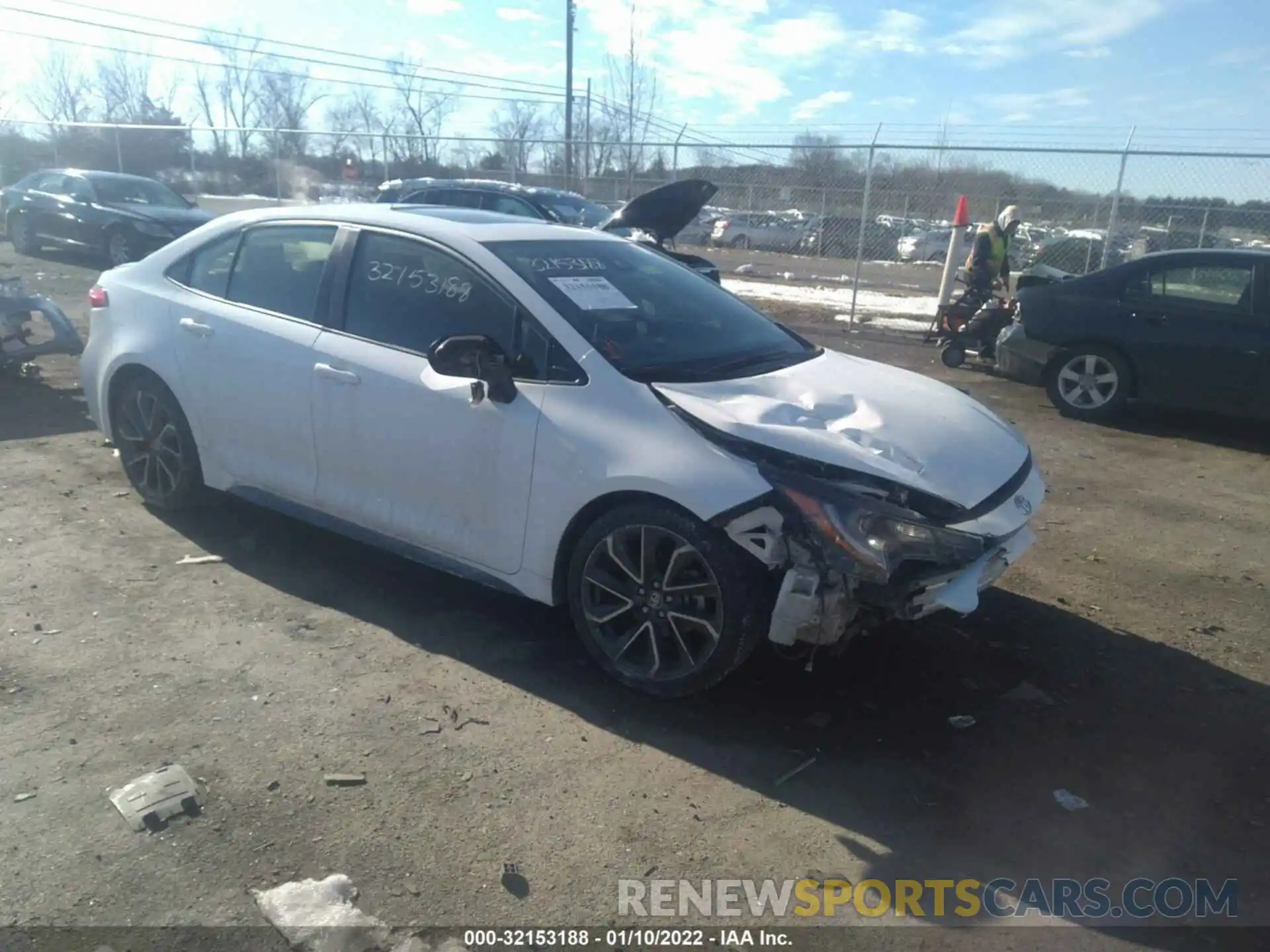 1 Photograph of a damaged car JTDP4MCEXMJ058084 TOYOTA COROLLA 2021