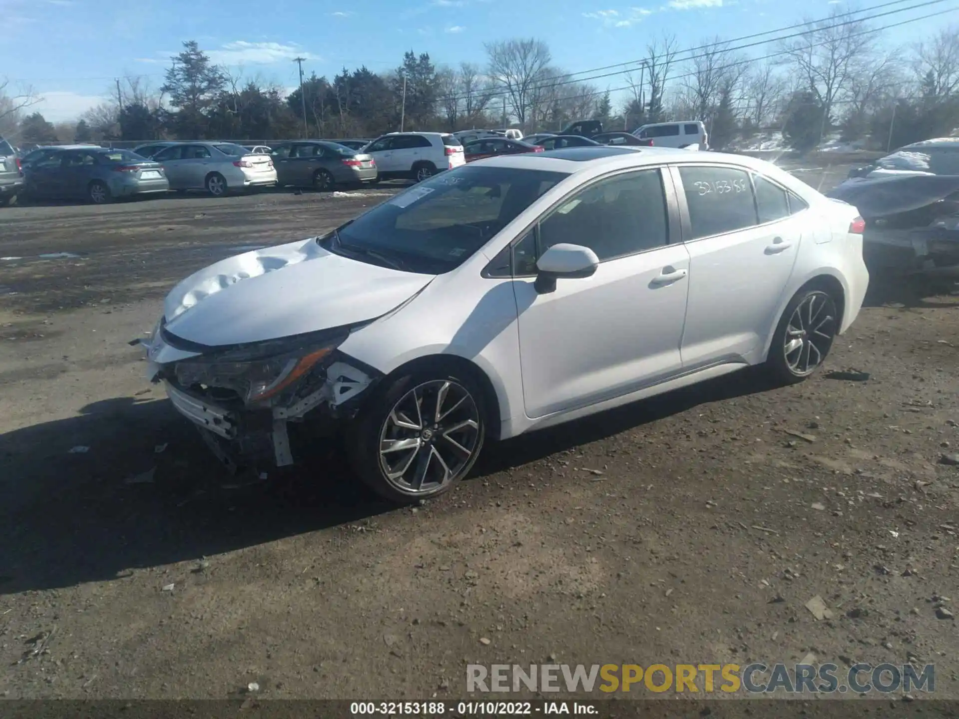 2 Photograph of a damaged car JTDP4MCEXMJ058084 TOYOTA COROLLA 2021