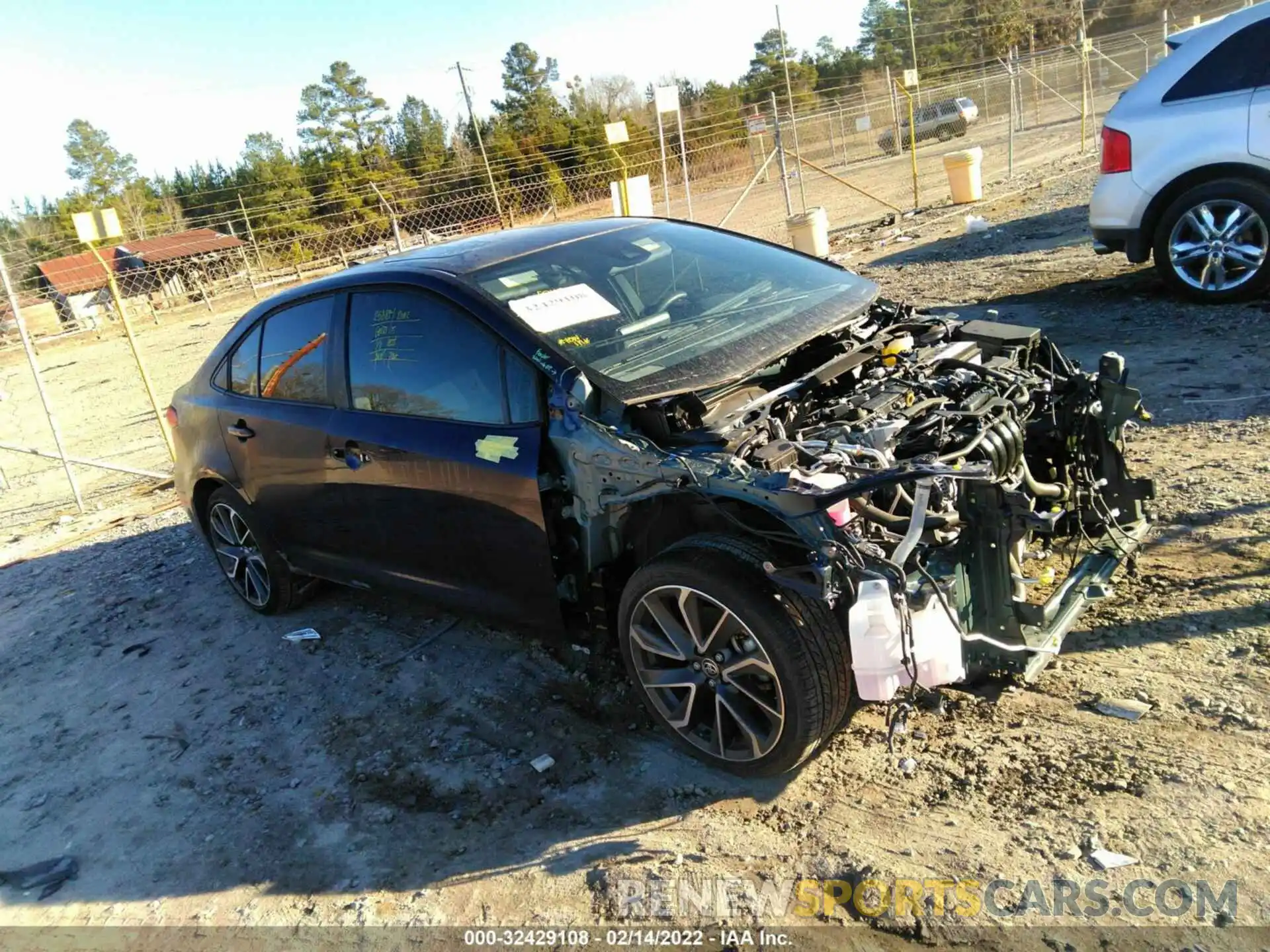 1 Photograph of a damaged car JTDP4MCEXMJ069814 TOYOTA COROLLA 2021