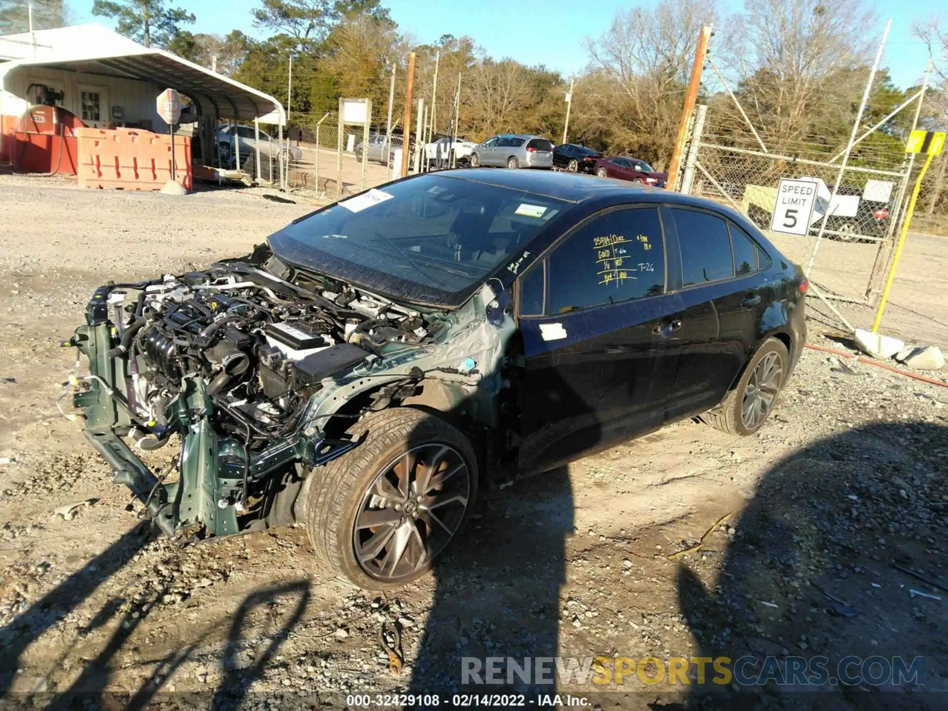 2 Photograph of a damaged car JTDP4MCEXMJ069814 TOYOTA COROLLA 2021