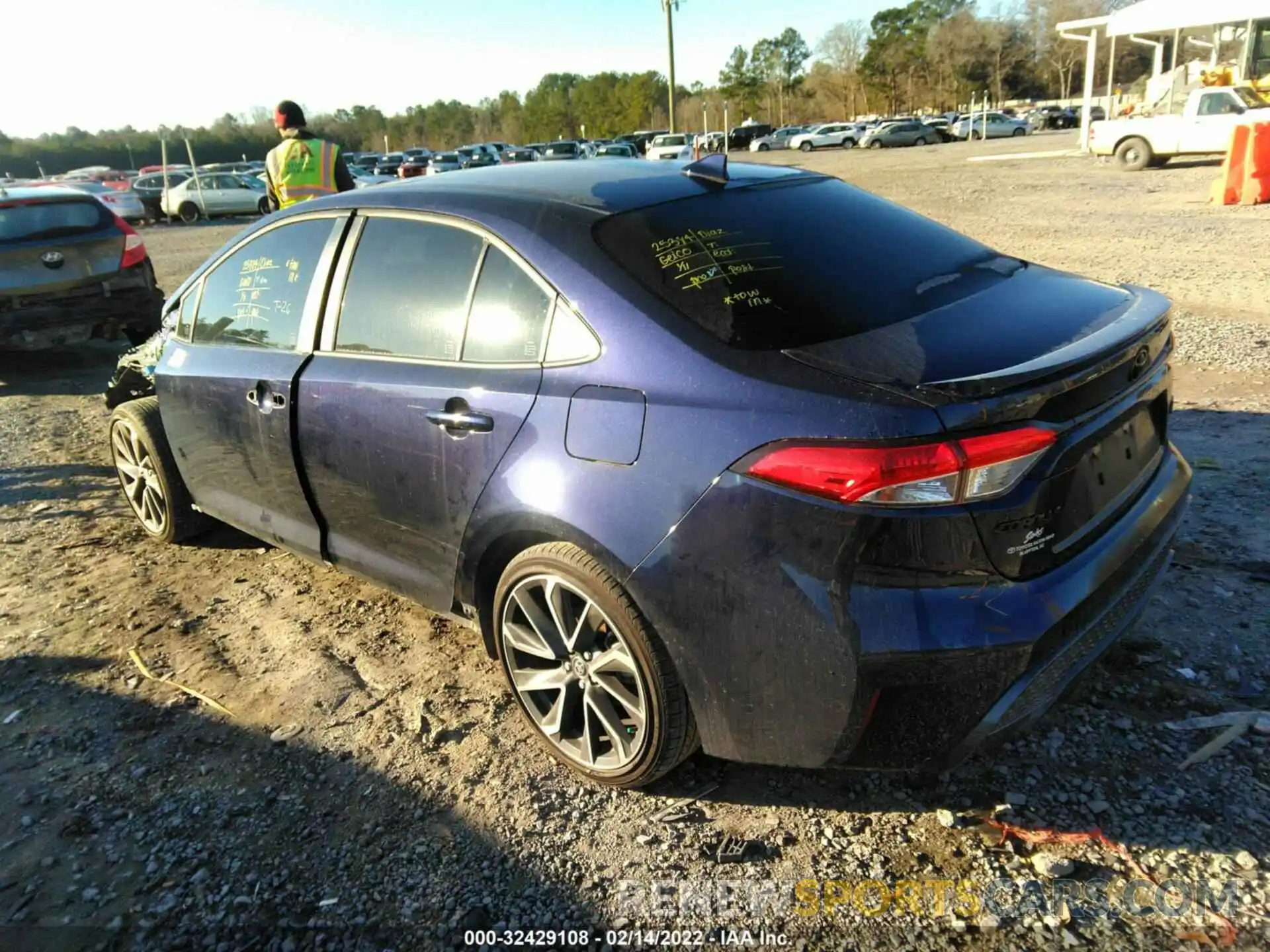 3 Photograph of a damaged car JTDP4MCEXMJ069814 TOYOTA COROLLA 2021