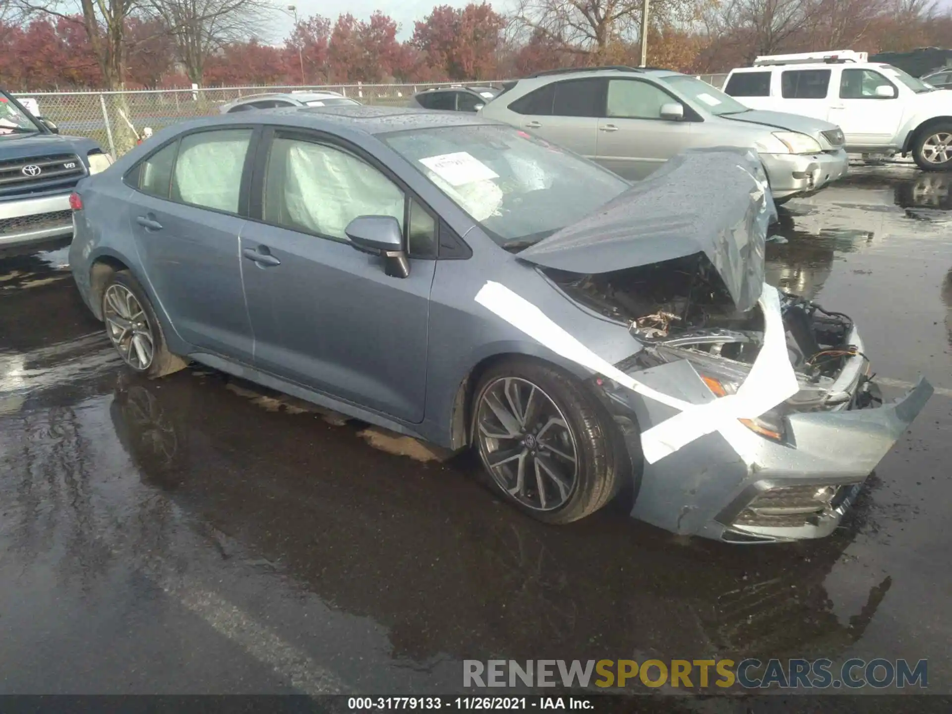 1 Photograph of a damaged car JTDP4MCEXMJ070722 TOYOTA COROLLA 2021