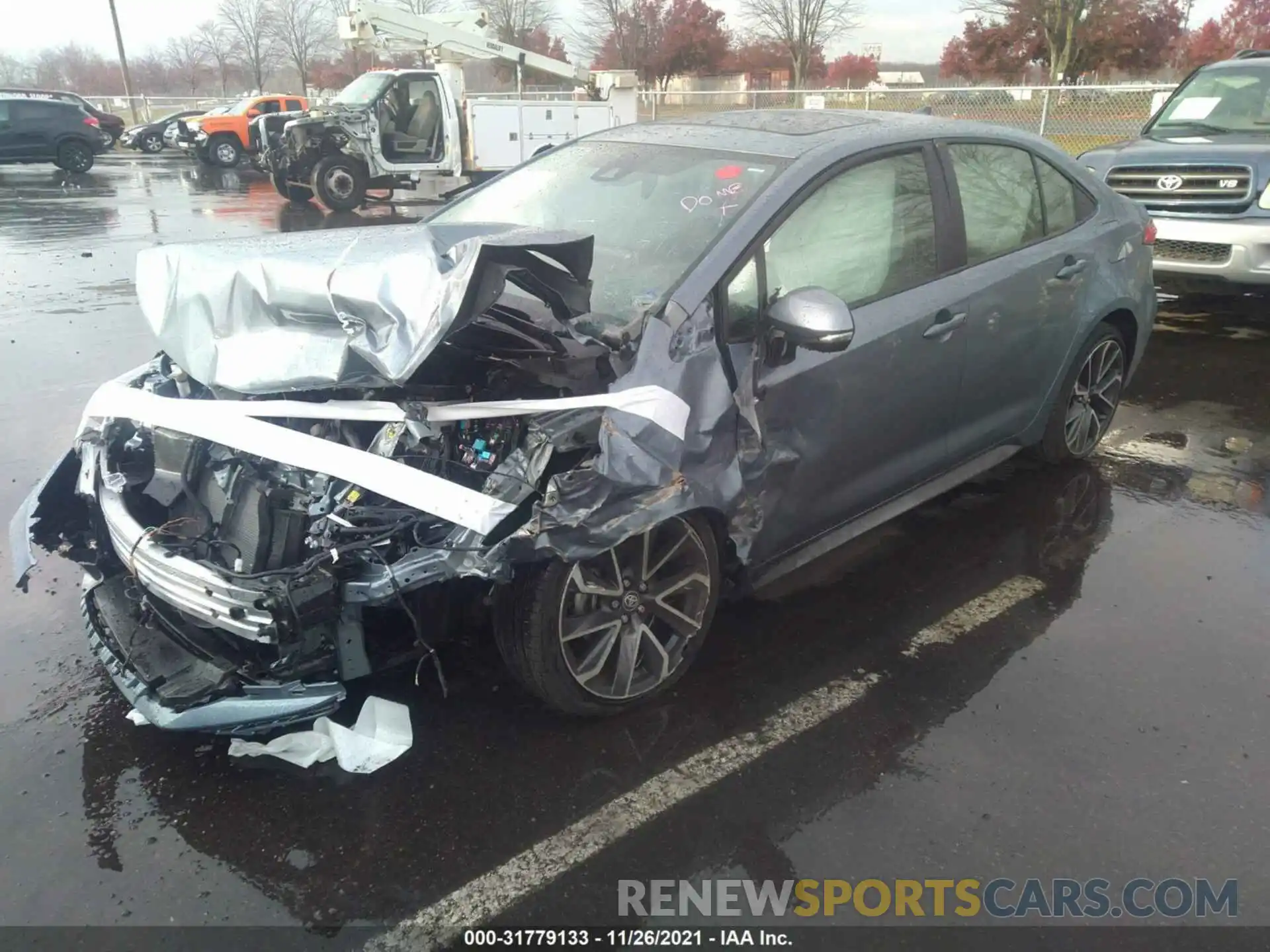 2 Photograph of a damaged car JTDP4MCEXMJ070722 TOYOTA COROLLA 2021