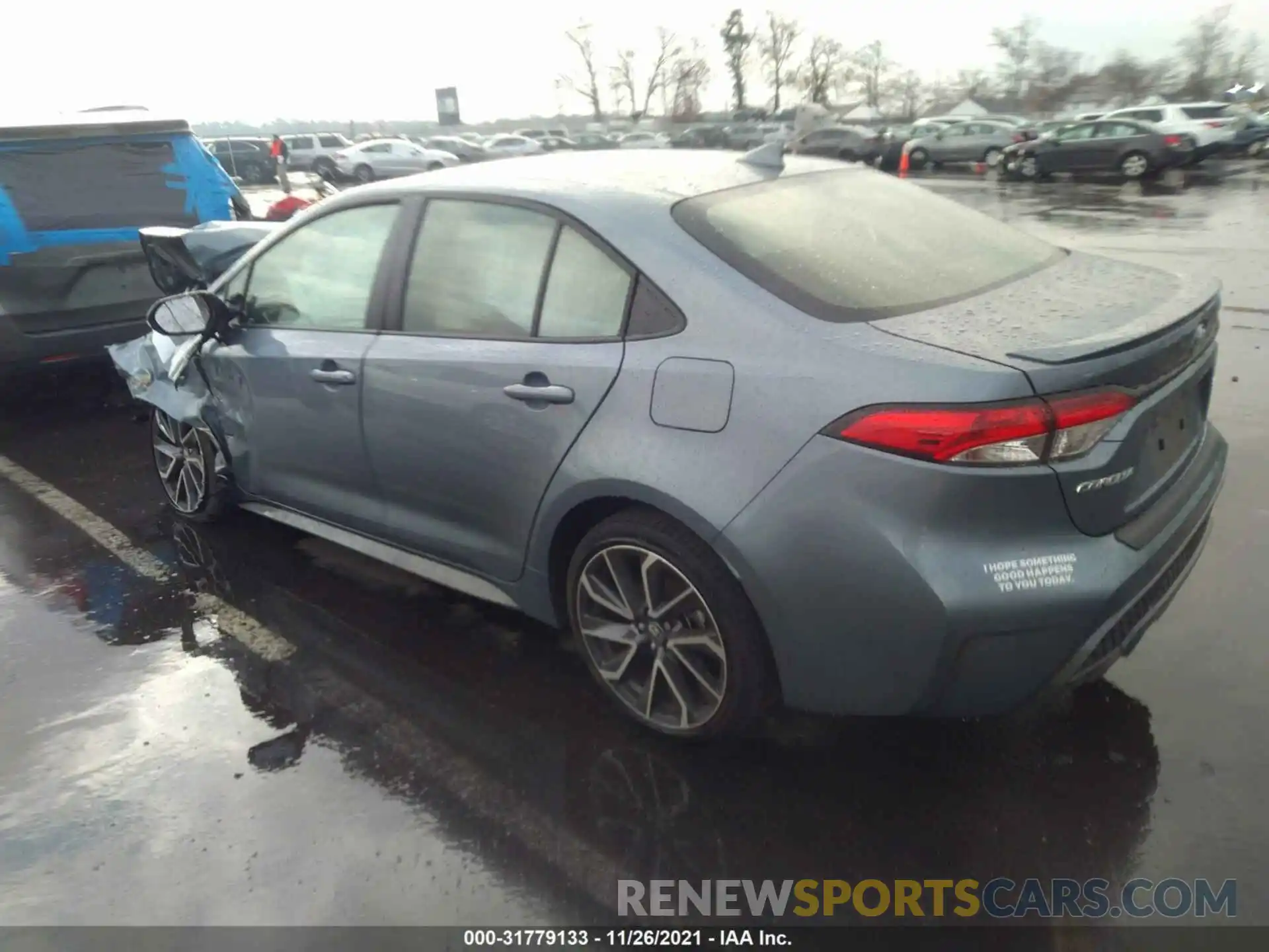 3 Photograph of a damaged car JTDP4MCEXMJ070722 TOYOTA COROLLA 2021