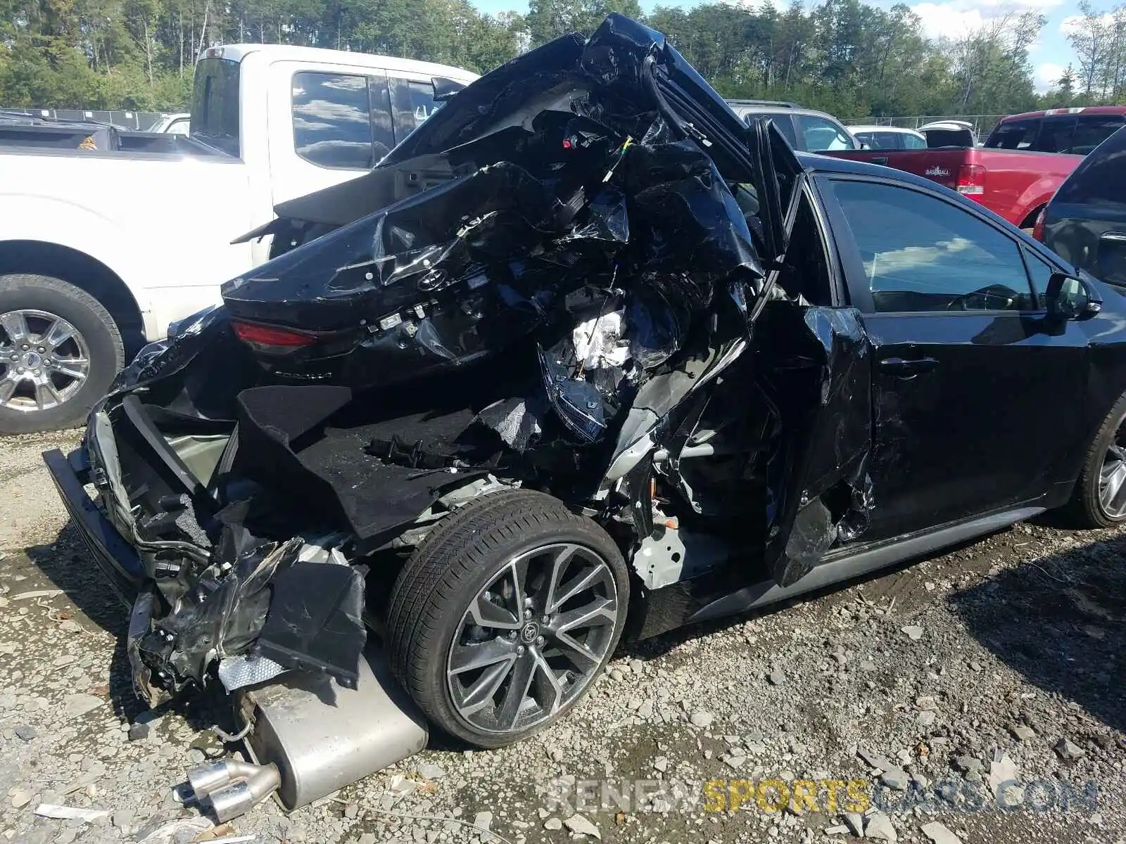 9 Фотография поврежденного автомобиля JTDS4MCE0MJ054300 TOYOTA COROLLA 2021