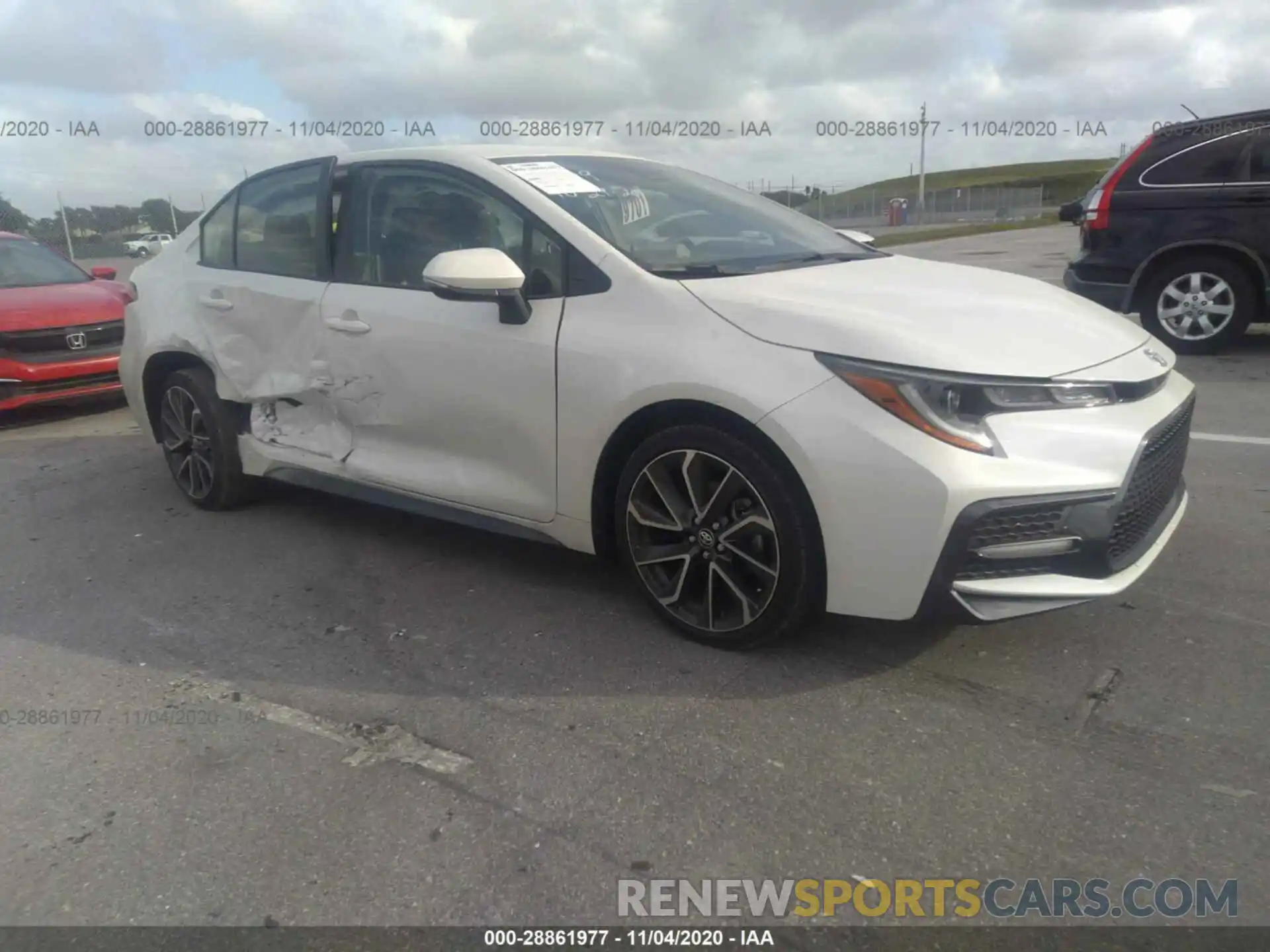 1 Photograph of a damaged car JTDS4MCE0MJ054829 TOYOTA COROLLA 2021