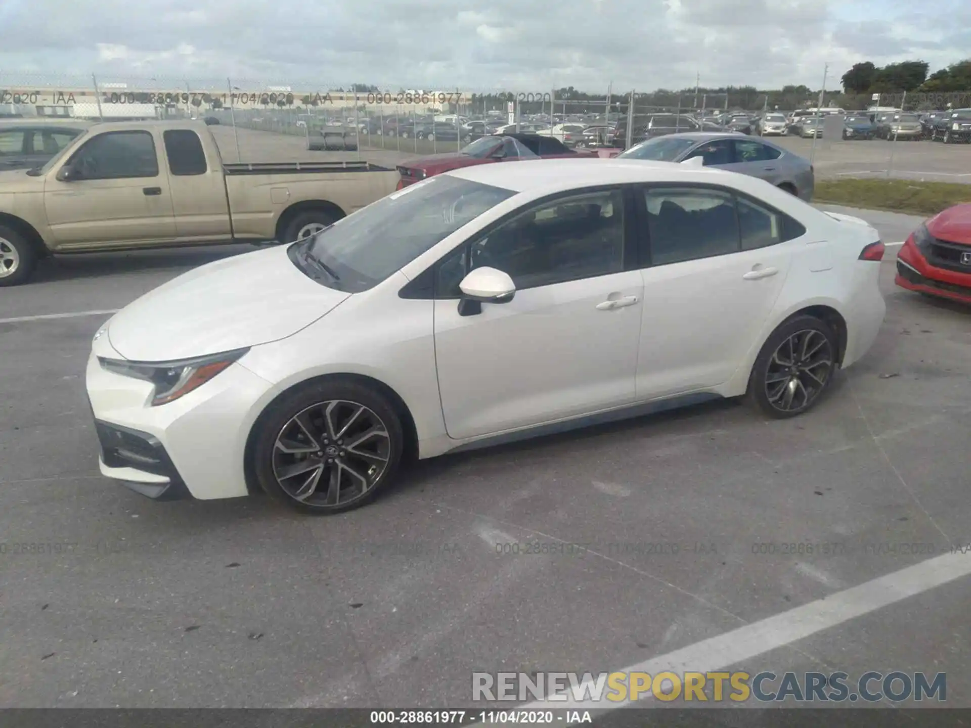 2 Photograph of a damaged car JTDS4MCE0MJ054829 TOYOTA COROLLA 2021