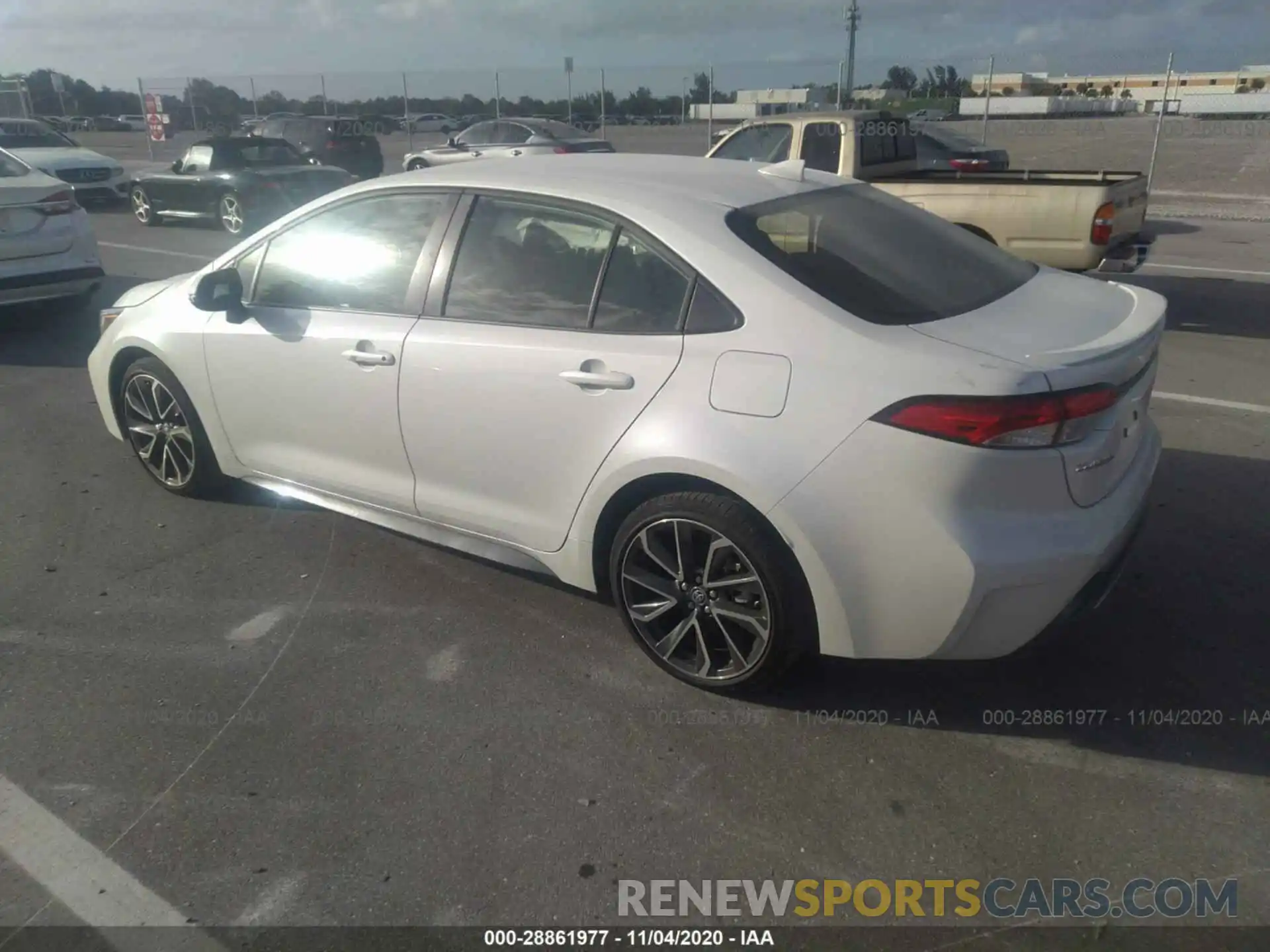 3 Photograph of a damaged car JTDS4MCE0MJ054829 TOYOTA COROLLA 2021