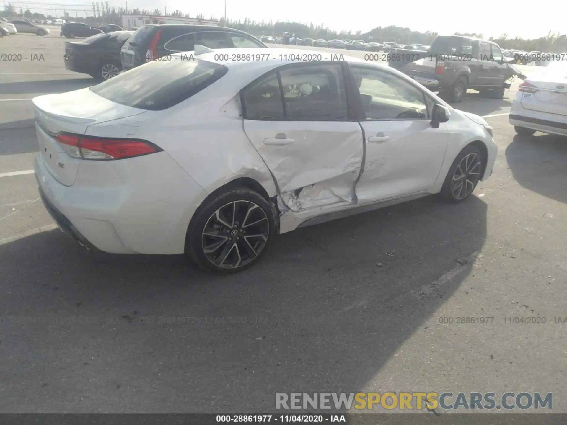 4 Photograph of a damaged car JTDS4MCE0MJ054829 TOYOTA COROLLA 2021