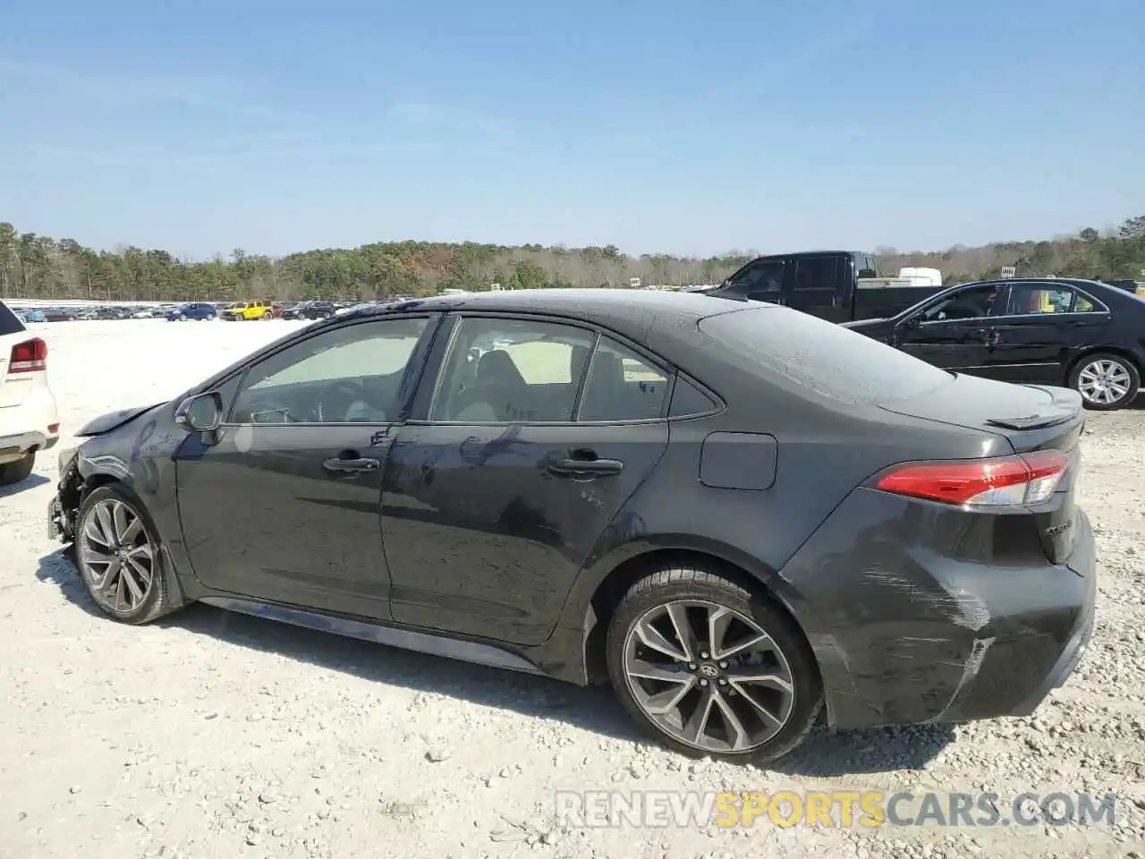 2 Photograph of a damaged car JTDS4MCE0MJ055057 TOYOTA COROLLA 2021