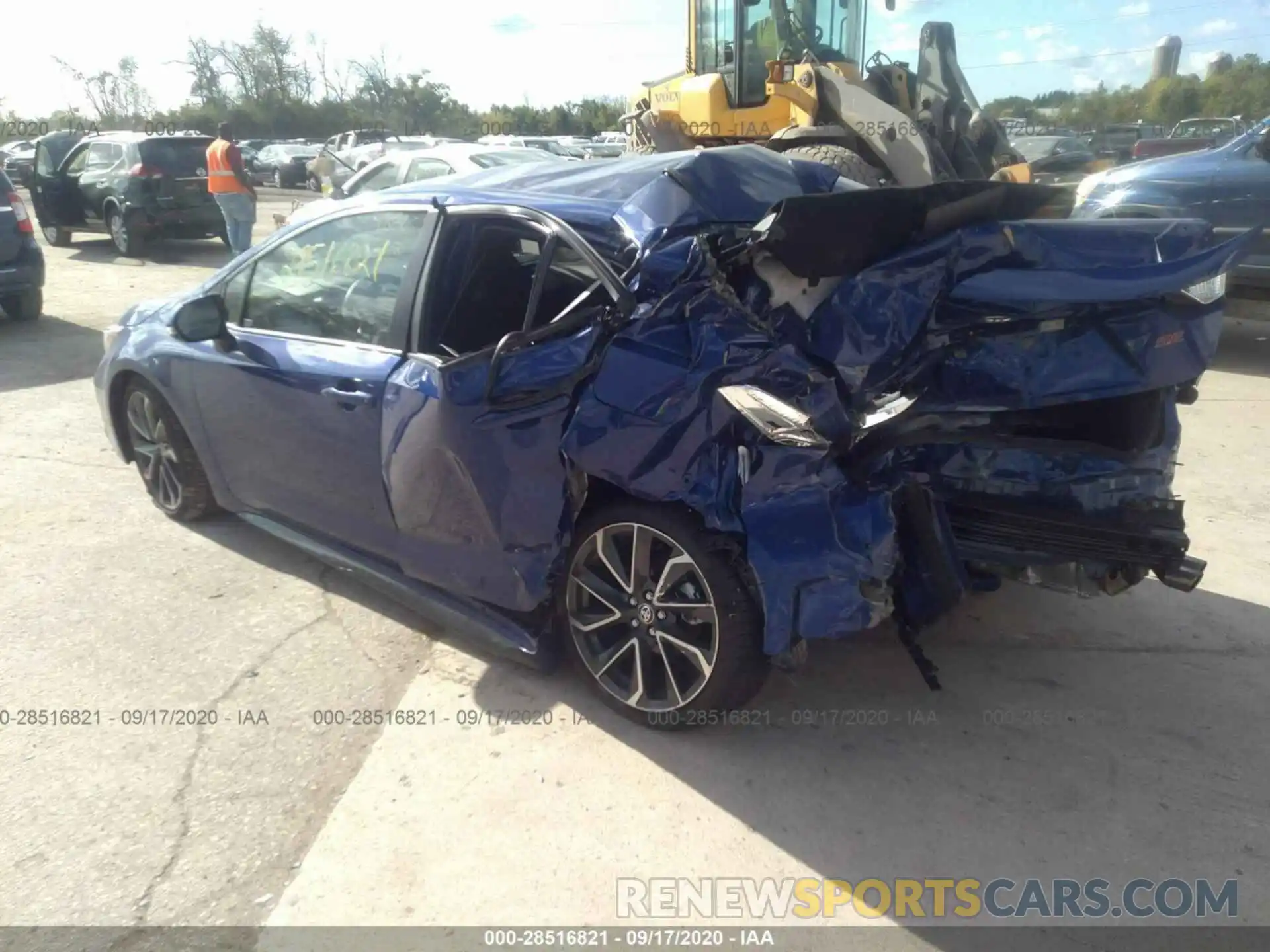 3 Photograph of a damaged car JTDS4MCE0MJ055298 TOYOTA COROLLA 2021