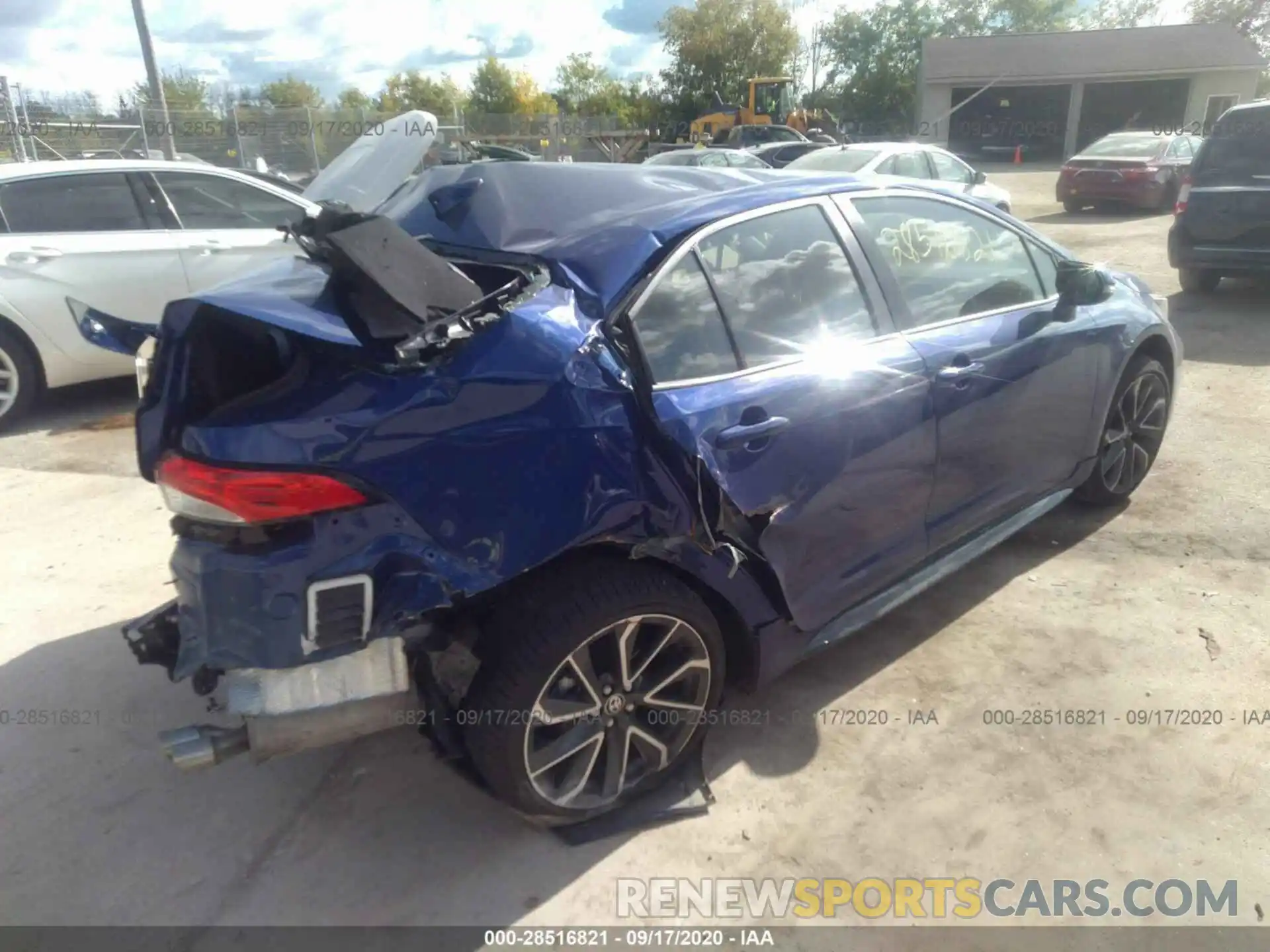 4 Photograph of a damaged car JTDS4MCE0MJ055298 TOYOTA COROLLA 2021