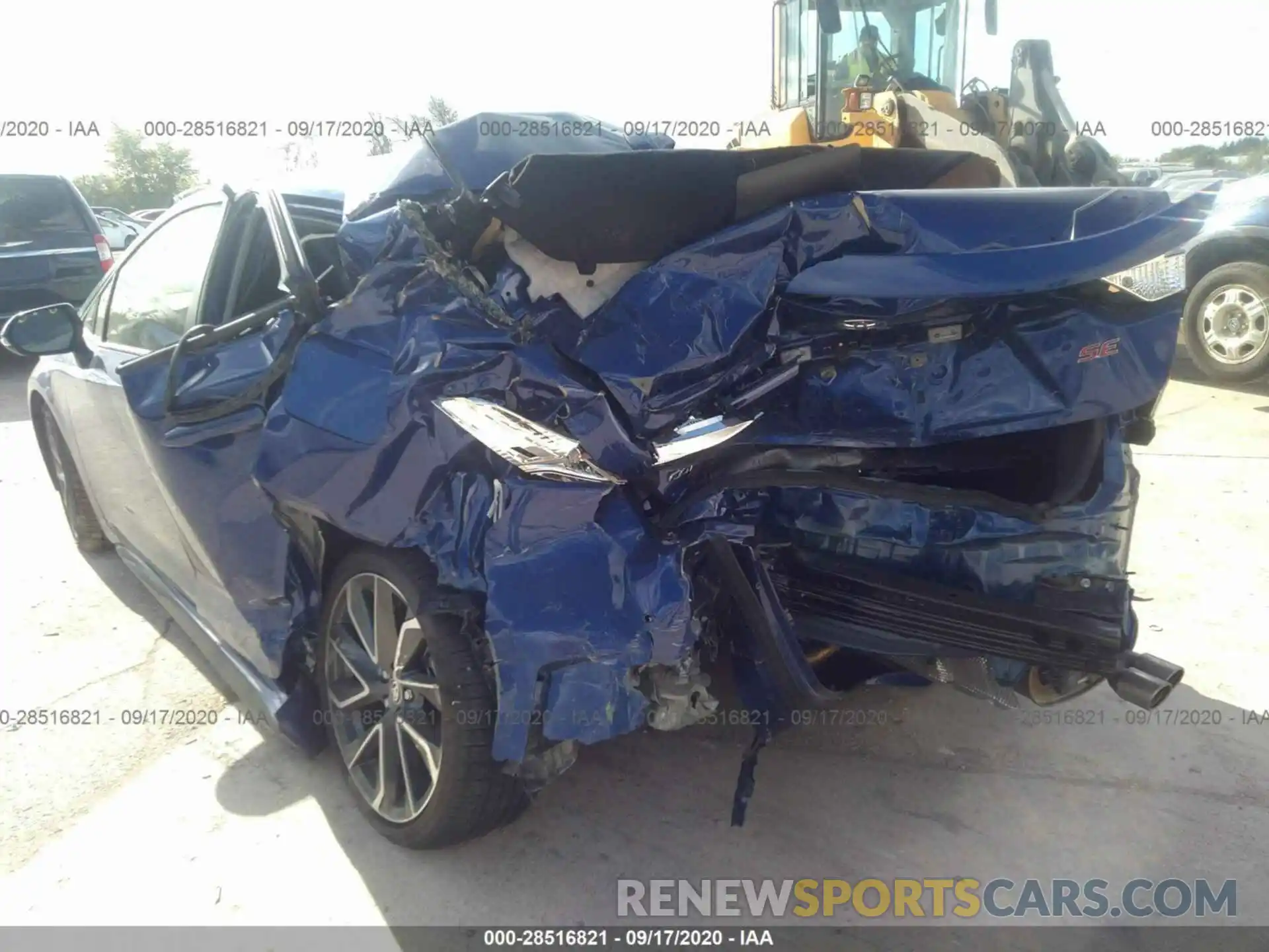 6 Photograph of a damaged car JTDS4MCE0MJ055298 TOYOTA COROLLA 2021