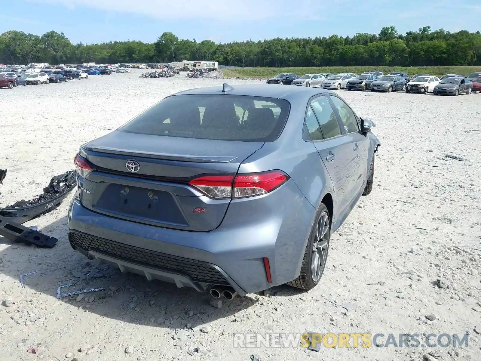 4 Photograph of a damaged car JTDS4MCE0MJ057424 TOYOTA COROLLA 2021