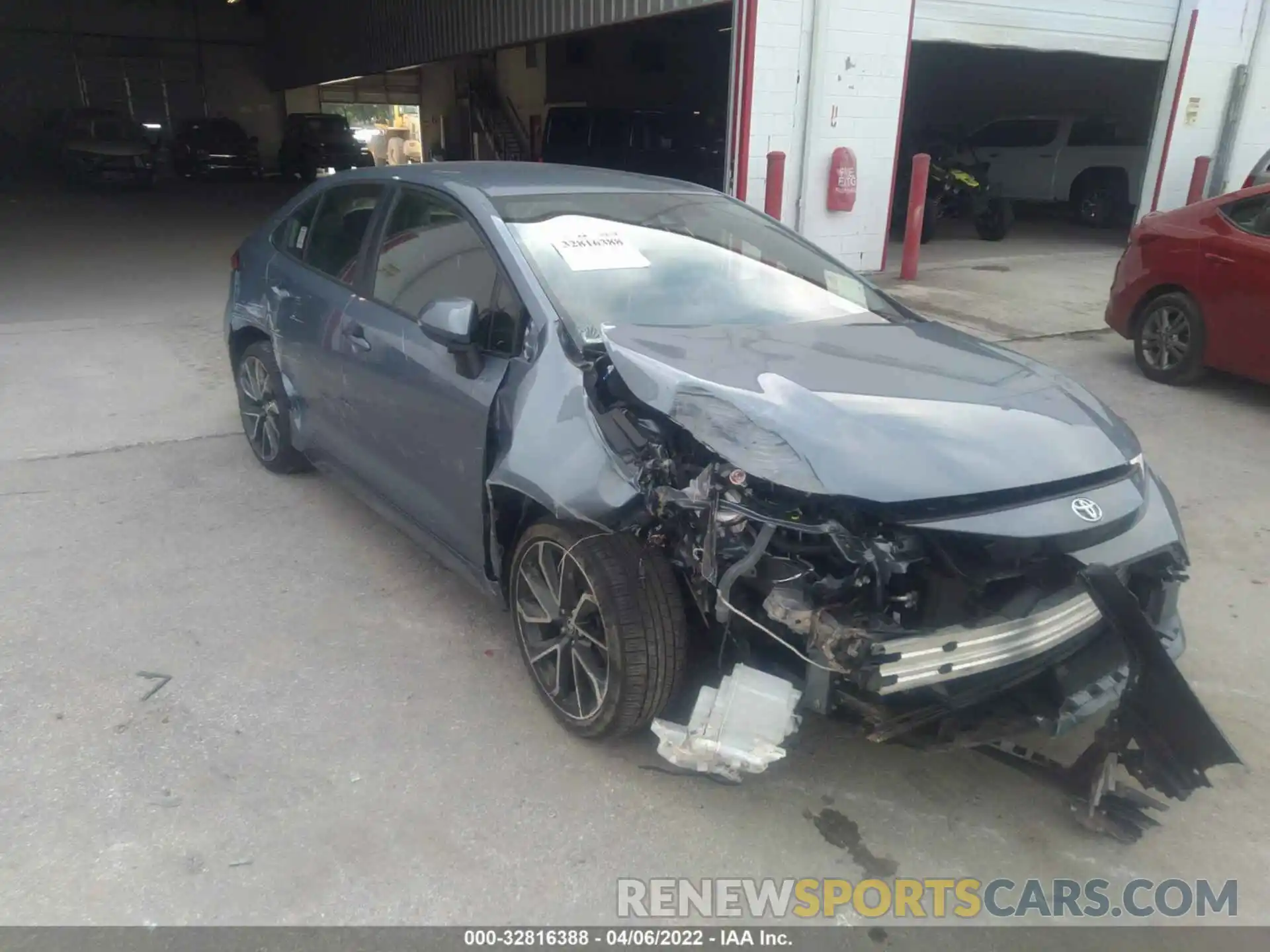 6 Photograph of a damaged car JTDS4MCE0MJ057861 TOYOTA COROLLA 2021