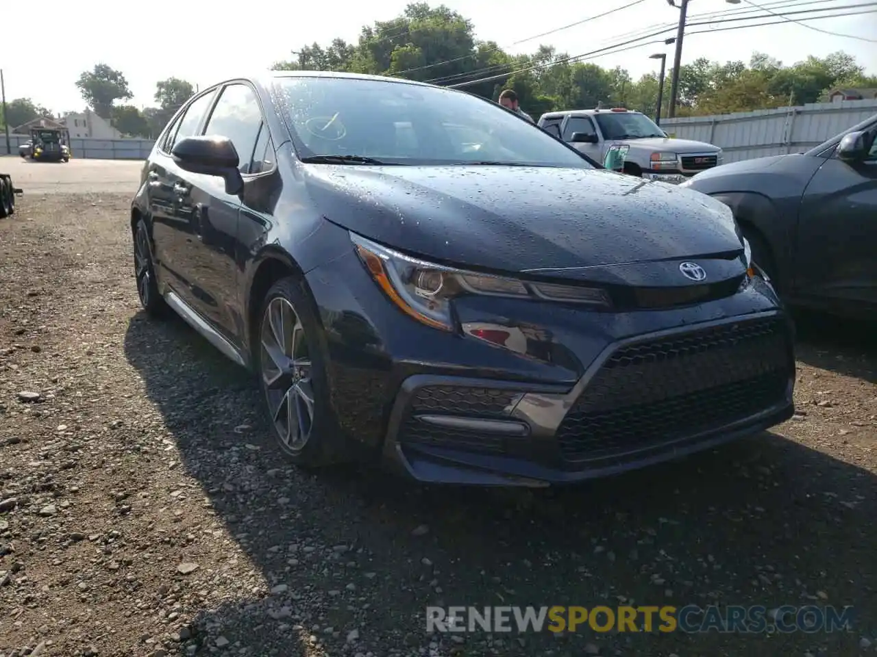 1 Photograph of a damaged car JTDS4MCE0MJ058315 TOYOTA COROLLA 2021