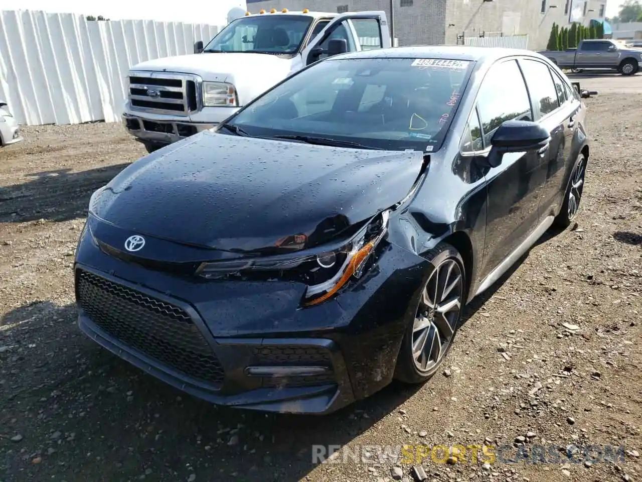 2 Photograph of a damaged car JTDS4MCE0MJ058315 TOYOTA COROLLA 2021