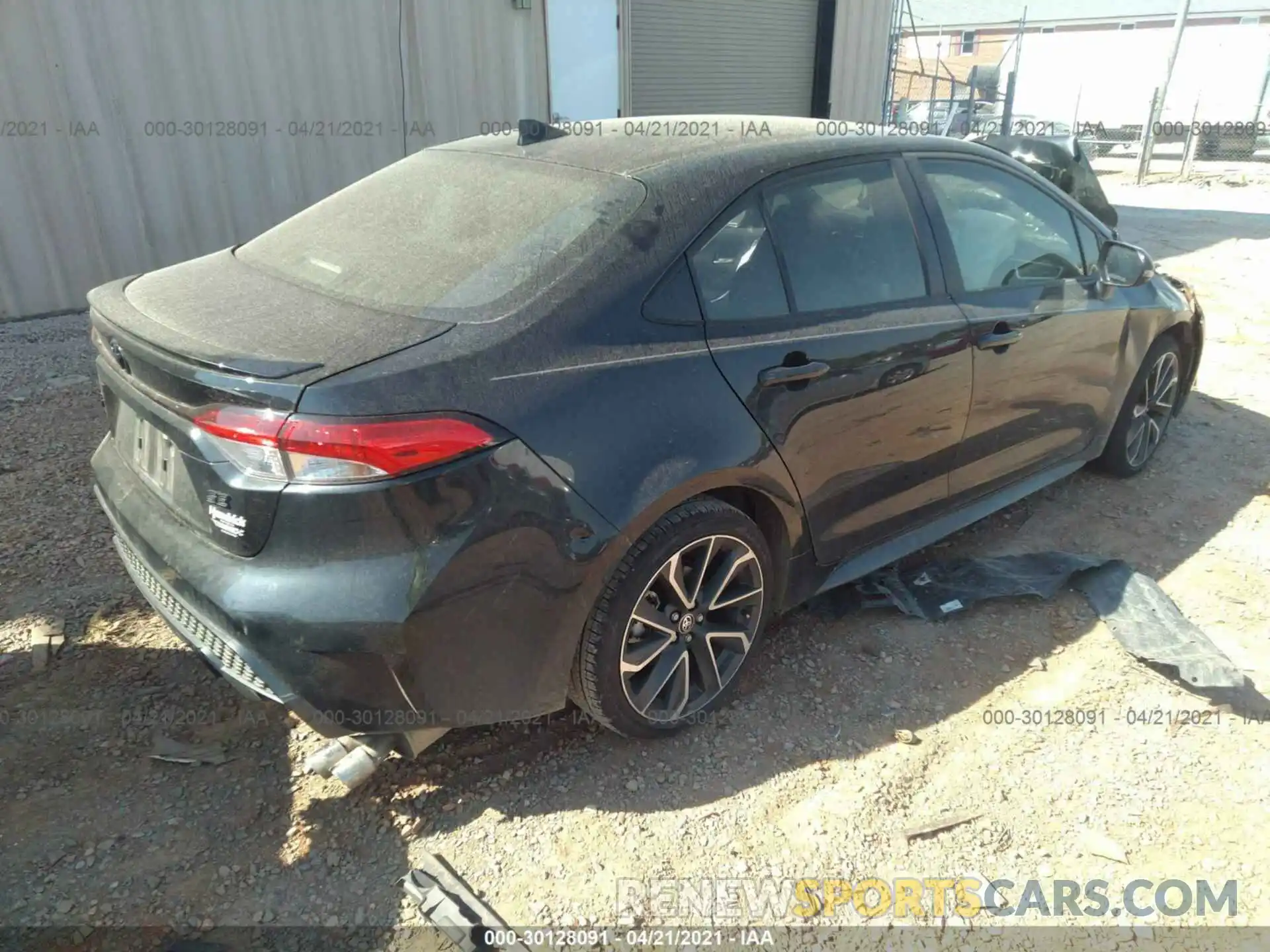 4 Photograph of a damaged car JTDS4MCE0MJ059335 TOYOTA COROLLA 2021